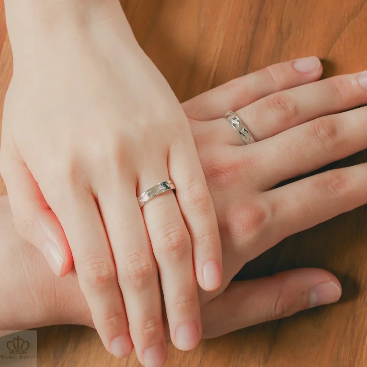 Unique Couple Wedding Ring Set - WM51 CHARLISA™