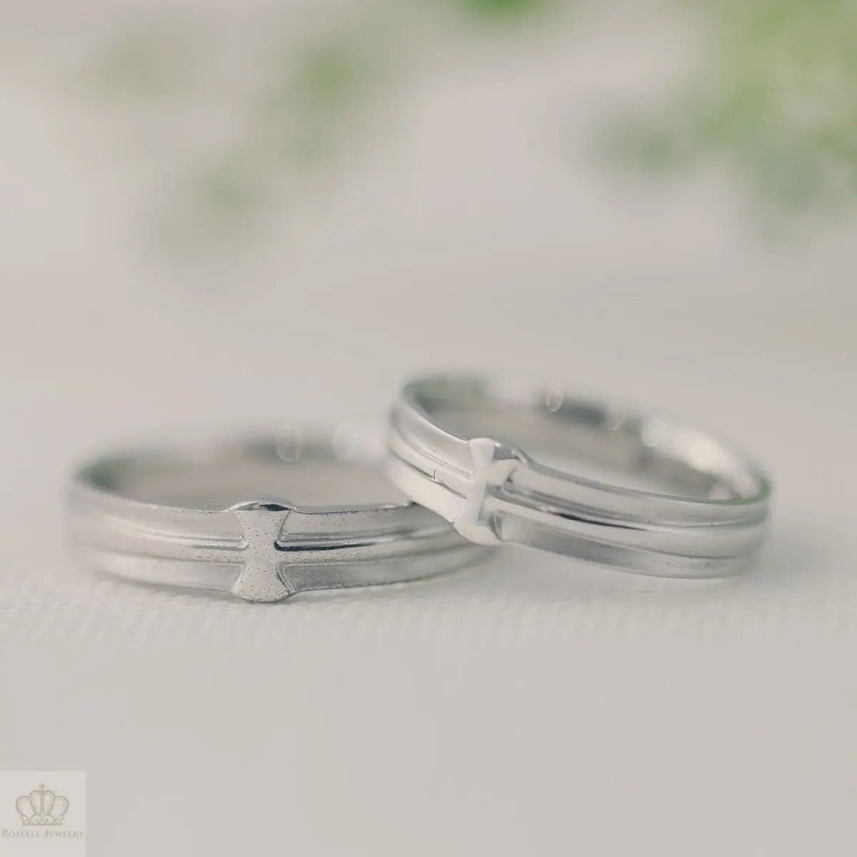 Unique Couple Wedding Ring Set - WM52 CHARLISA™