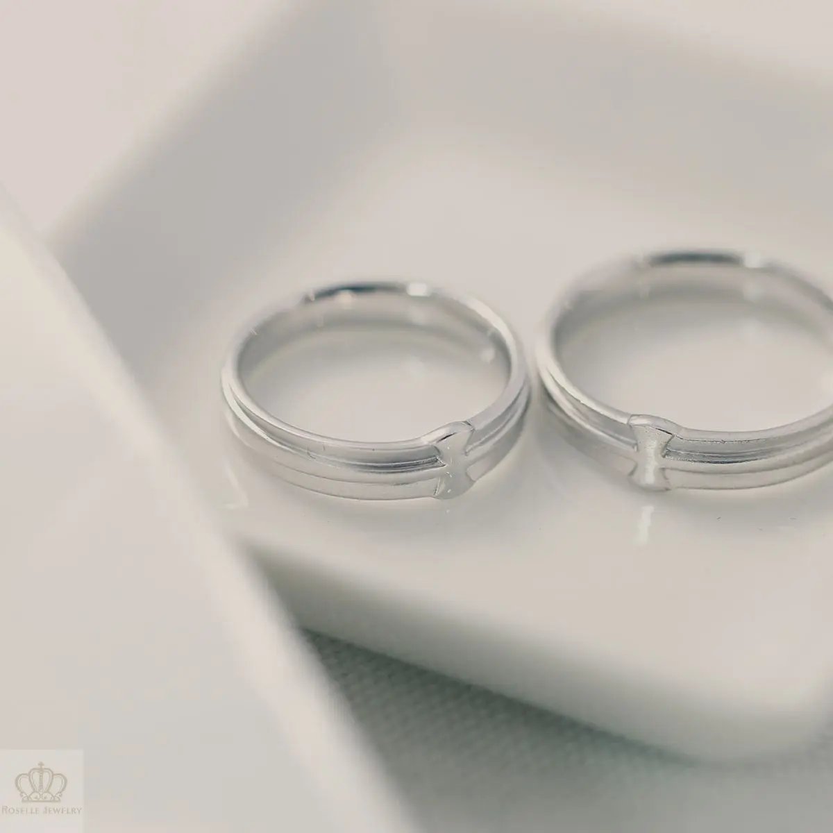 Unique Couple Wedding Ring Set - WM52 CHARLISA™