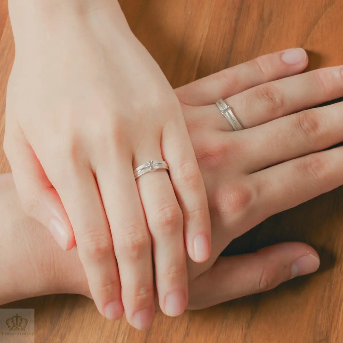 Unique Couple Wedding Ring Set - WM52 CHARLISA™