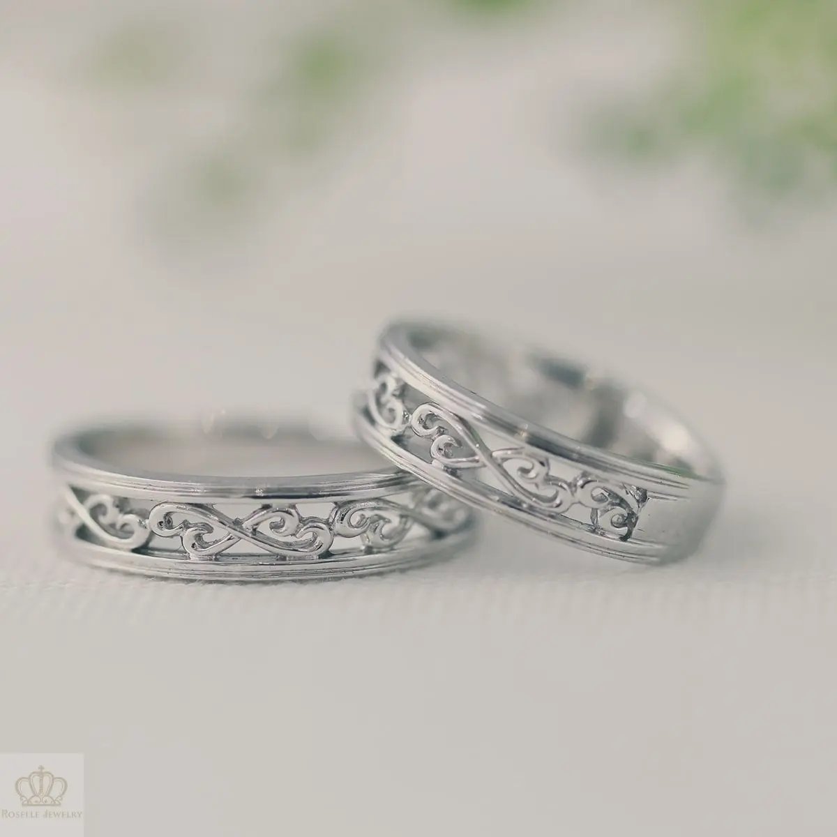 Unique Couple Wedding Ring Set - WM54 CHARLISA™
