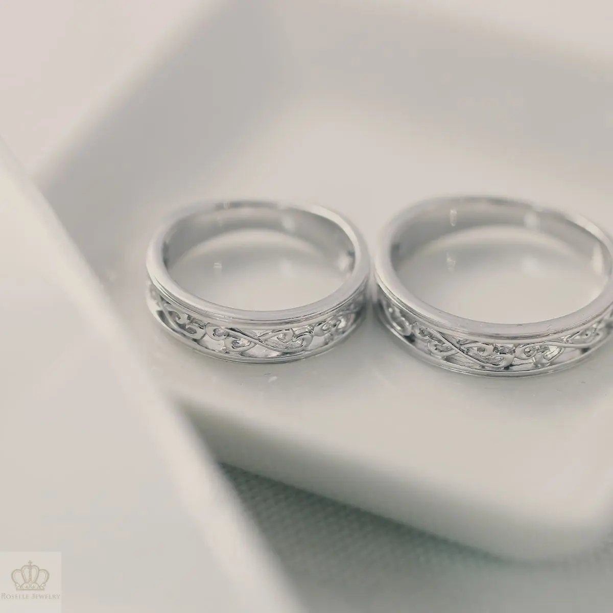 Unique Couple Wedding Ring Set - WM54 CHARLISA™