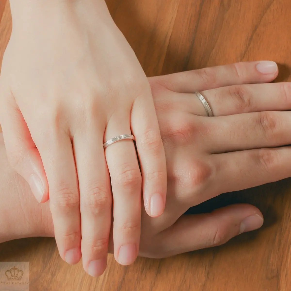 Unique Couple Wedding Ring Set - WM55 CHARLISA™