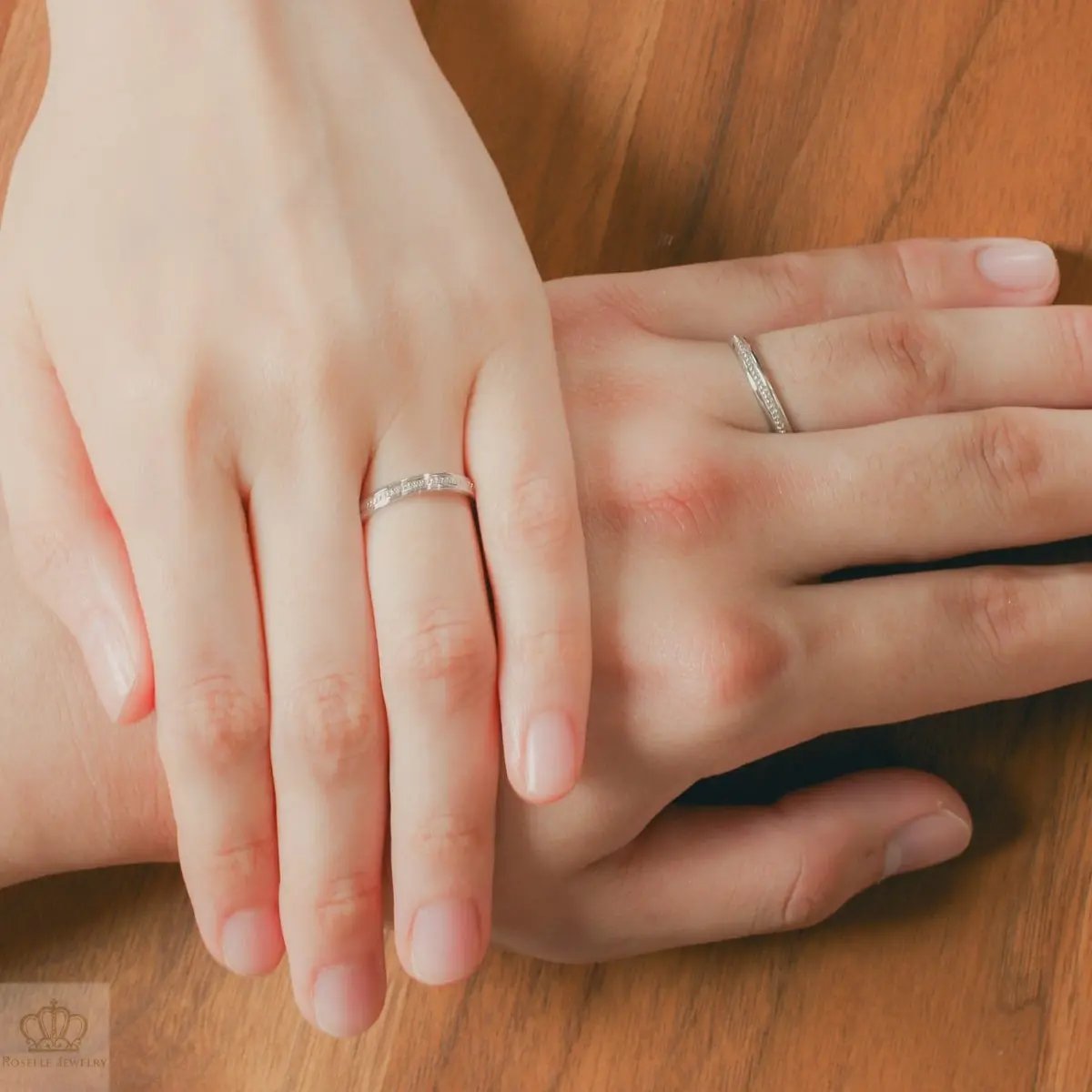 Unique Couple Wedding Ring Set - WM56 CHARLISA™