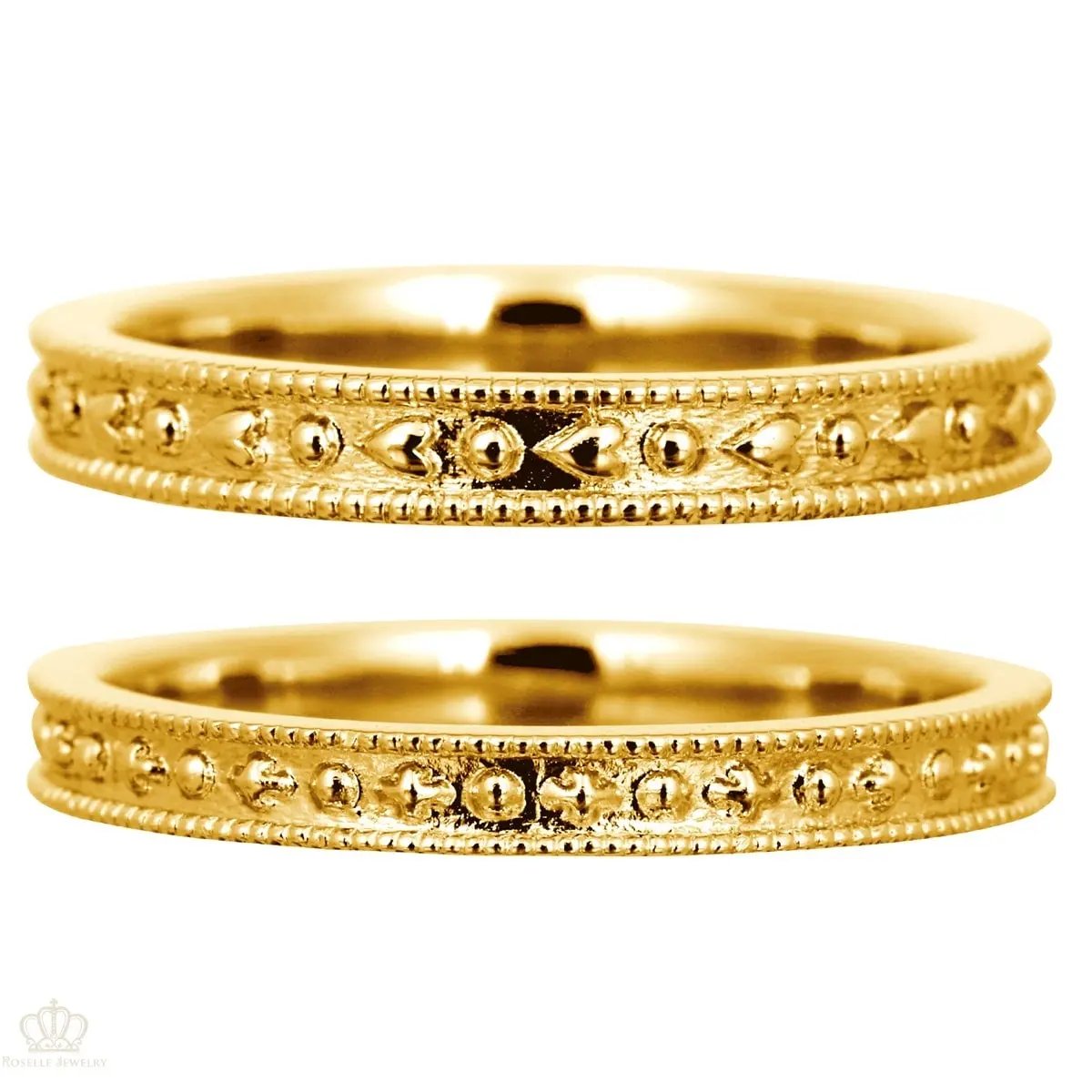 Unique Couple Wedding Ring Set - WM62 CHARLISA™
