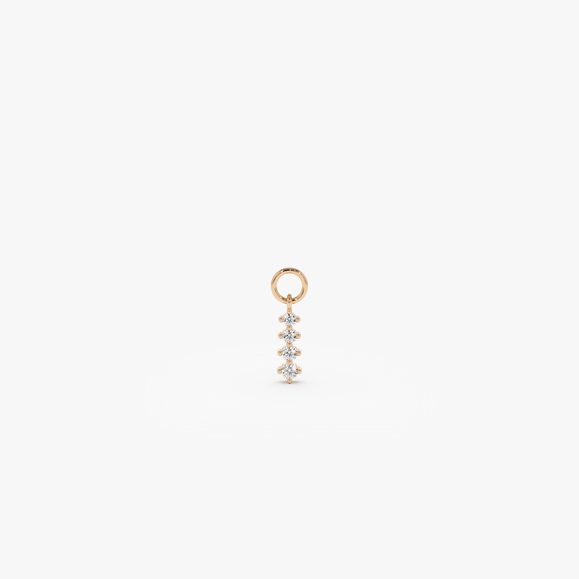OBFJ1061 - 14k Journey Hoop Charm 4