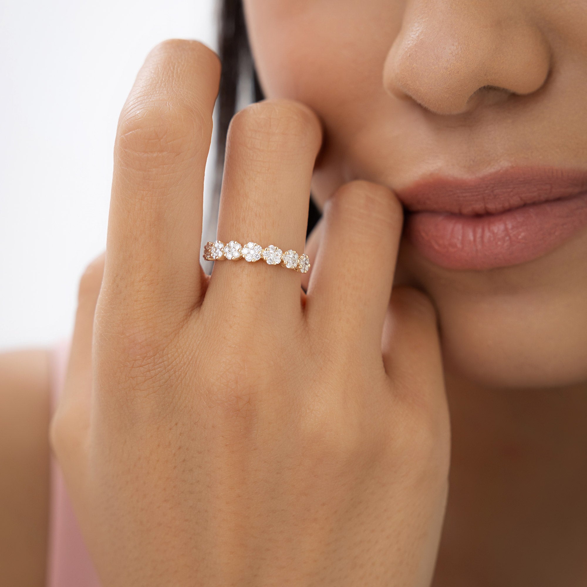 OBFJ0912 - 14k 0.50 ctw Illusion Setting Wedding Ring 2