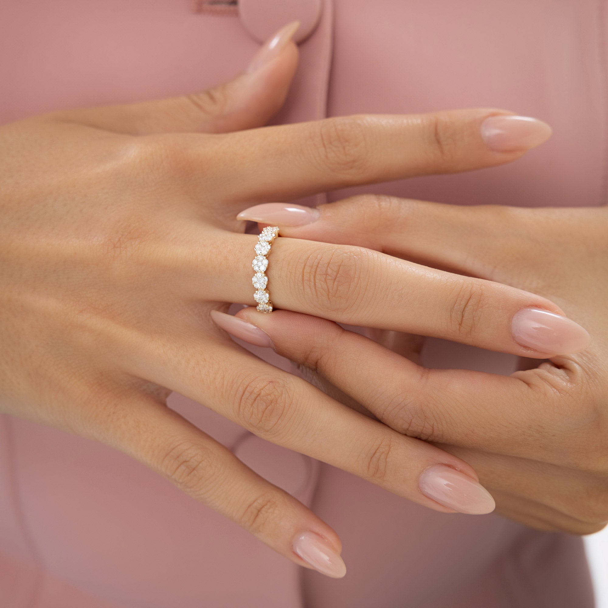 OBFJ0912 - 14k 0.50 ctw Illusion Setting Wedding Ring 3