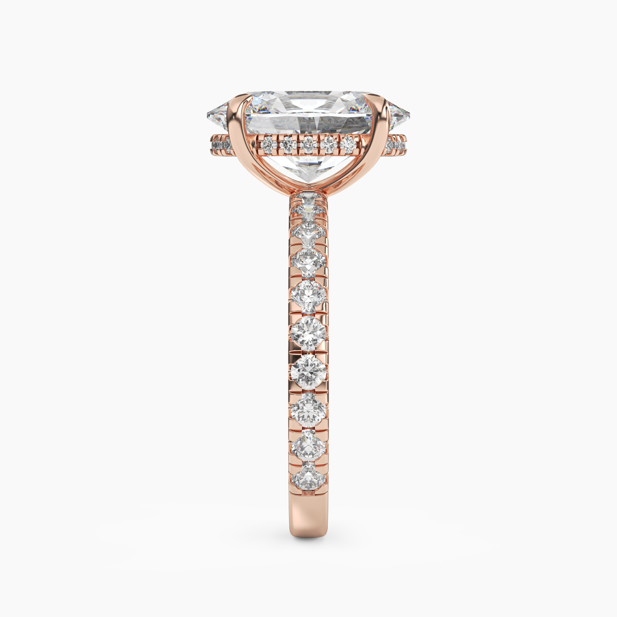 OBSER125 - Breeze Oval engagement ring setting view 9