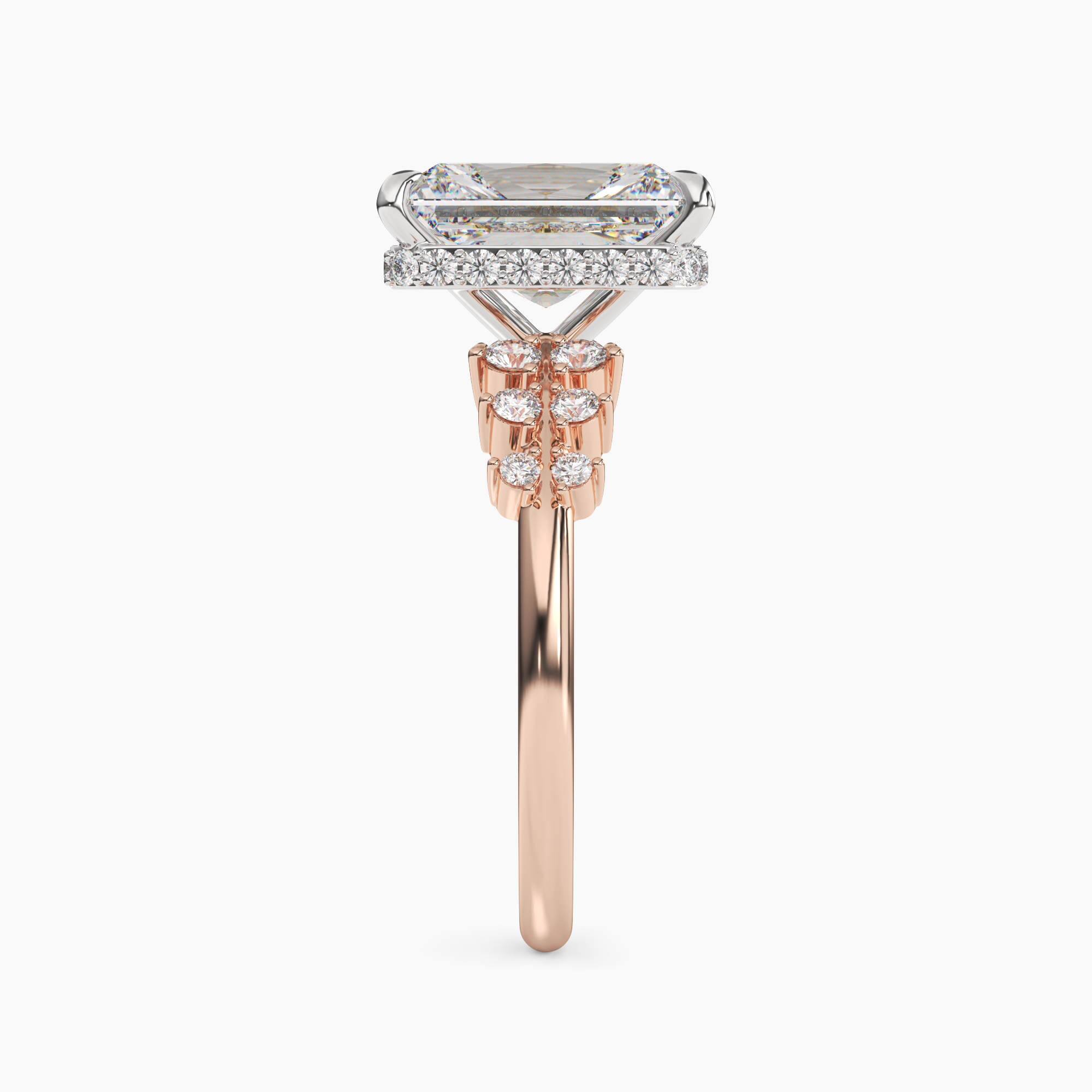 OBSER053 - Violet Radiant engagement ring setting view 9