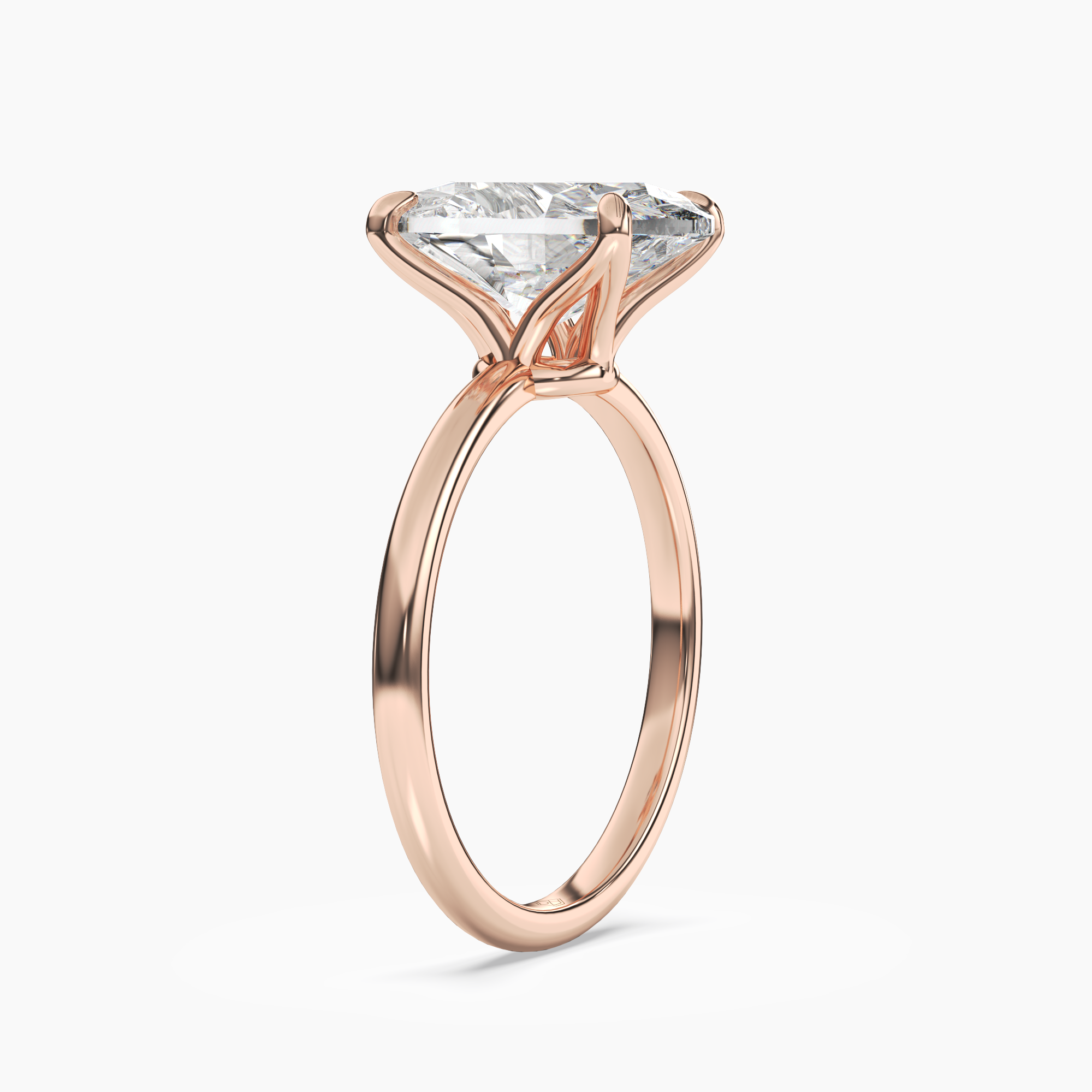 OBSER044 - Brielle Oval engagement ring setting view 8
