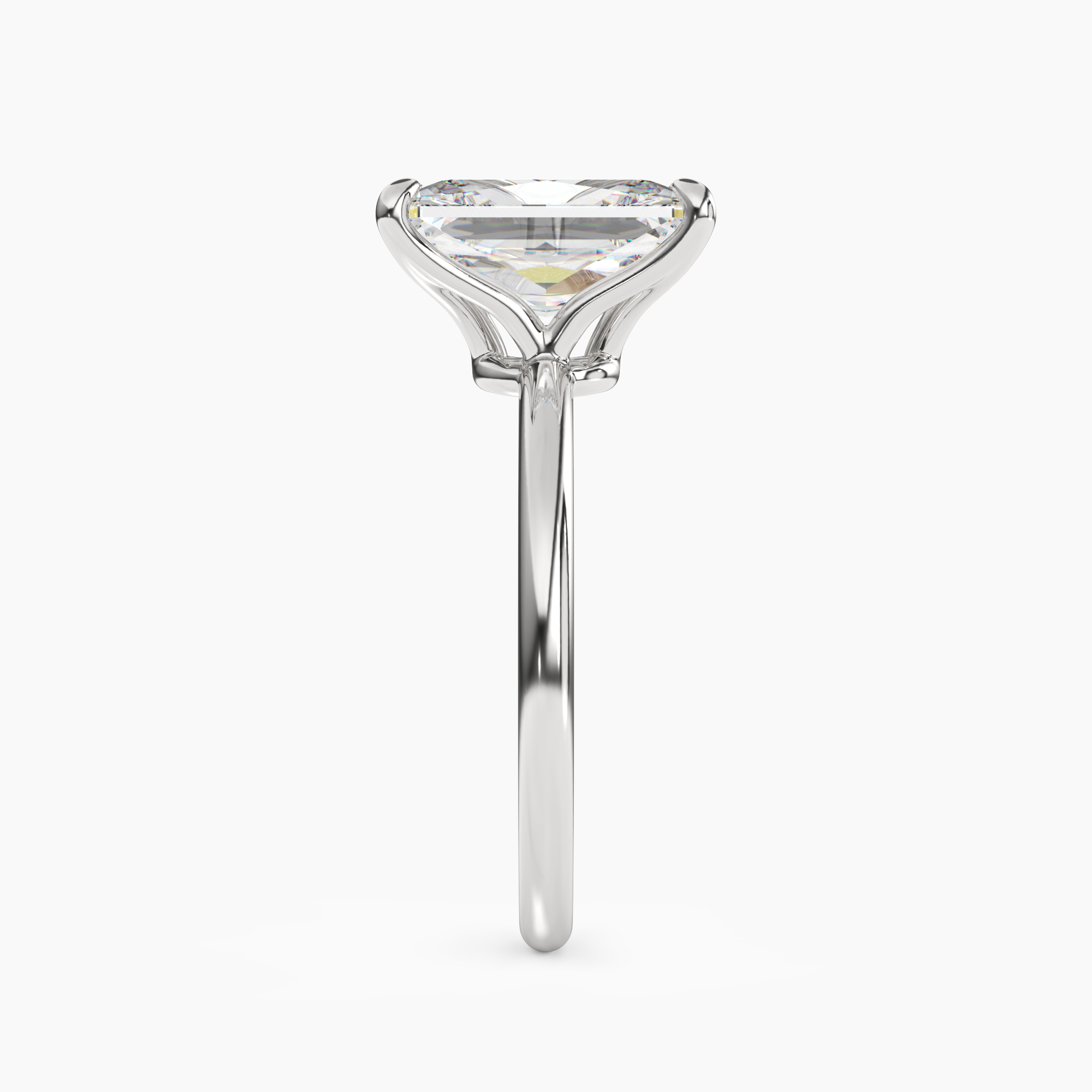OBSER043 - Brielle Radiant engagement ring setting view 3