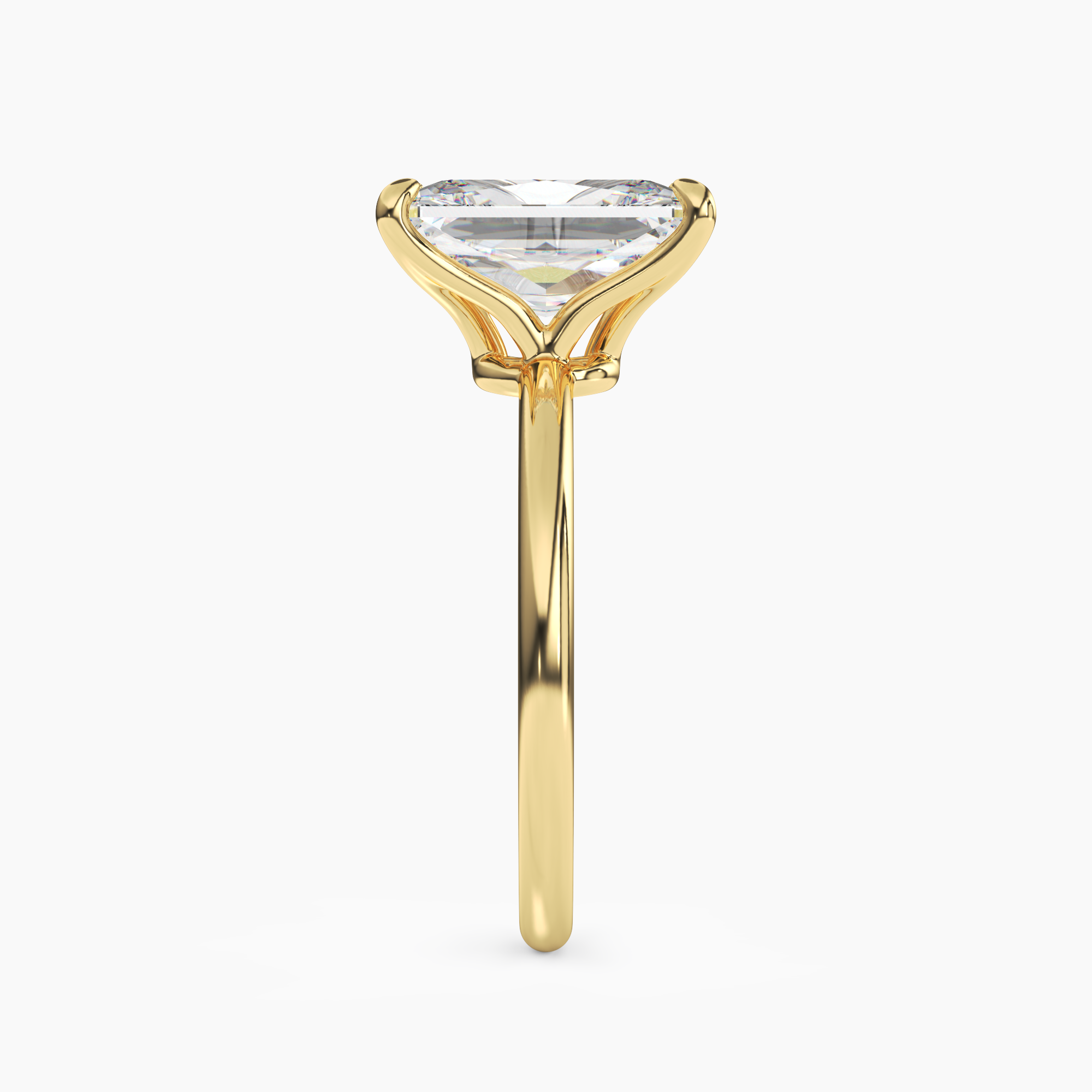OBSER043 - Brielle Radiant engagement ring setting view 6