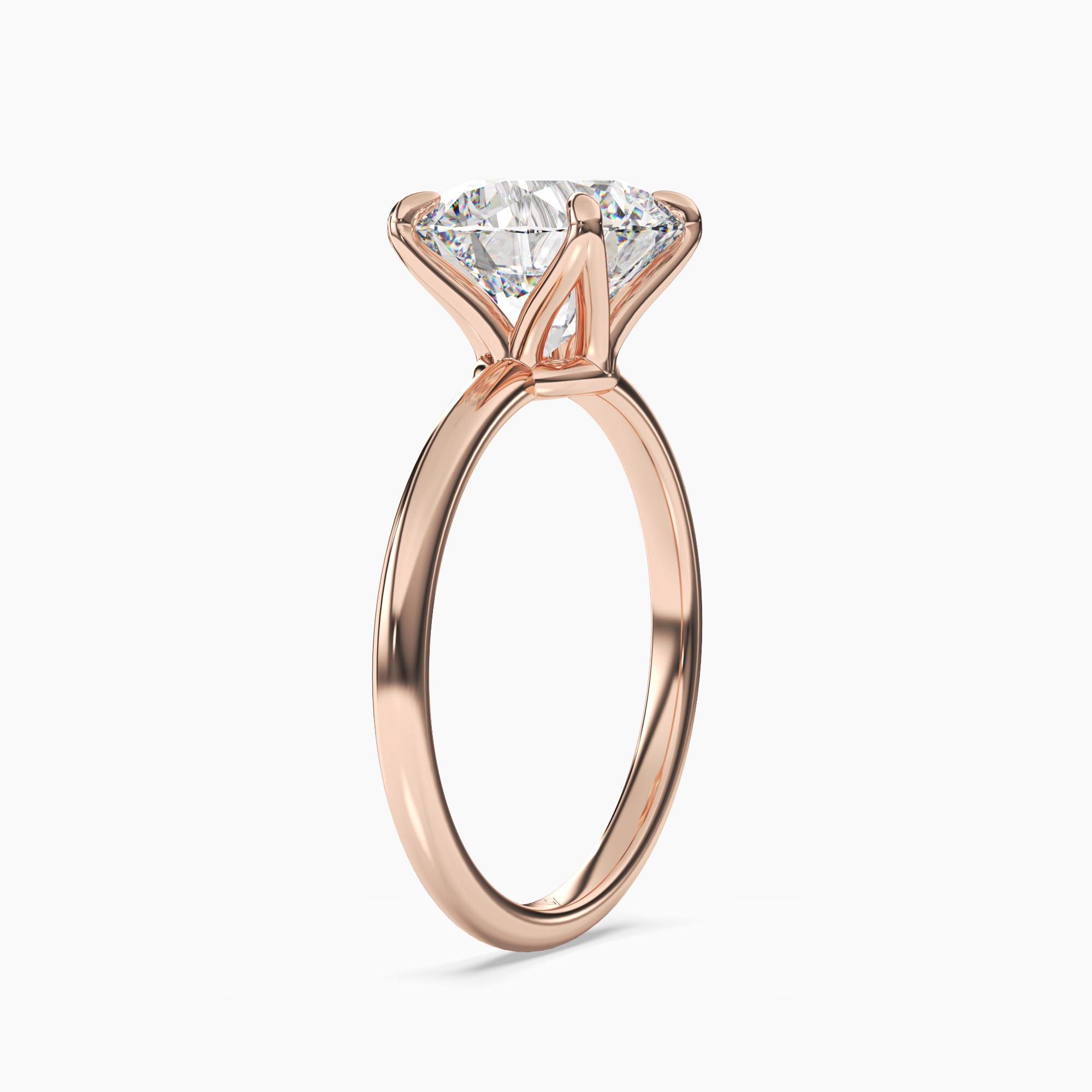 OBSER042 - Brielle Round engagement ring setting view 8