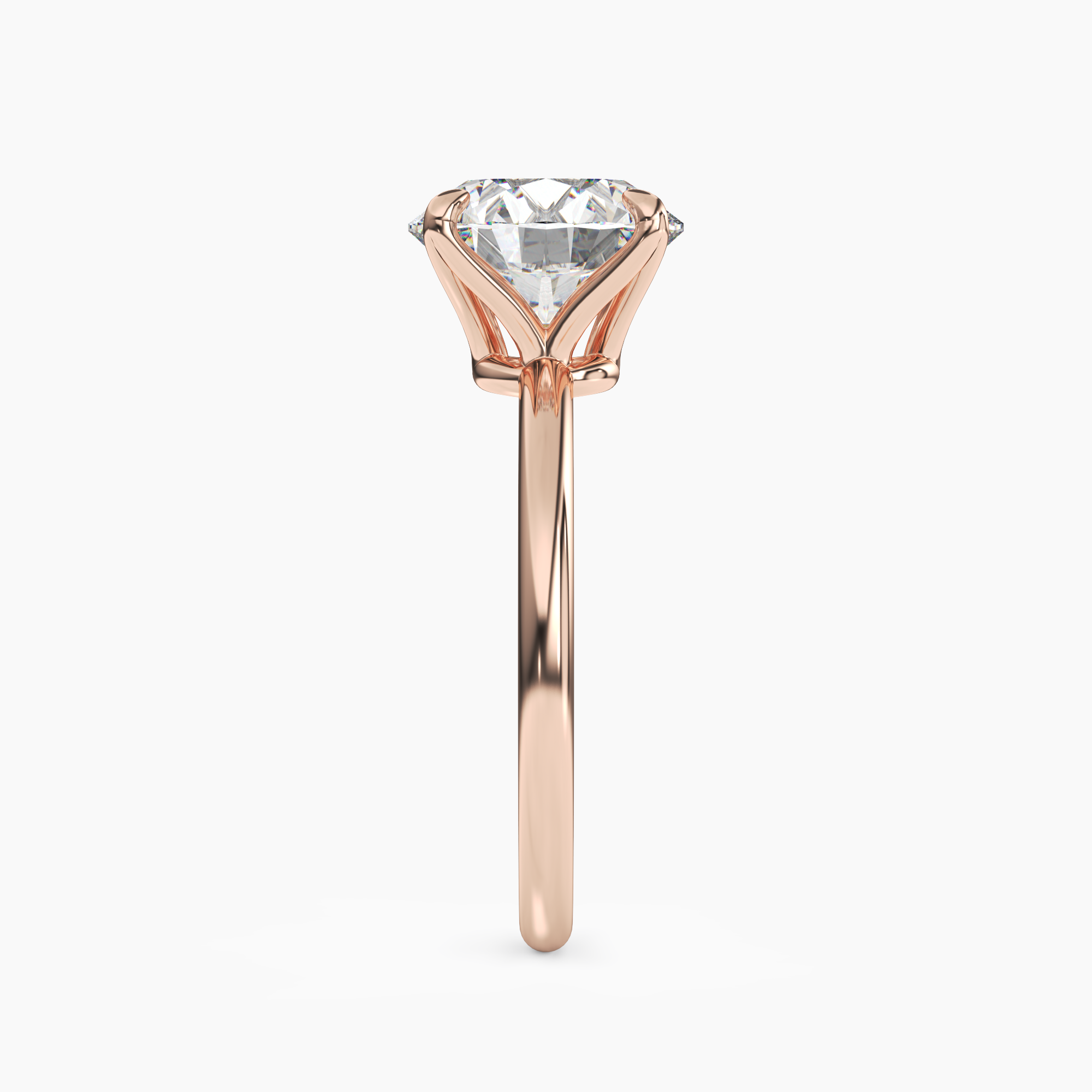 OBSER042 - Brielle Round engagement ring setting view 9