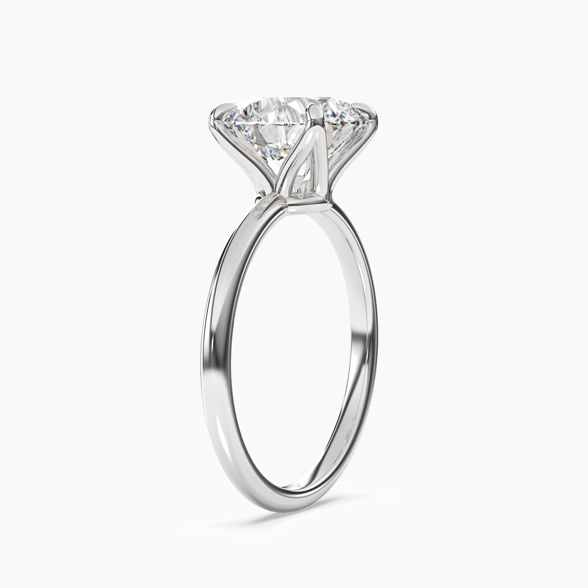 OBSER042 - Brielle Round engagement ring setting view 2