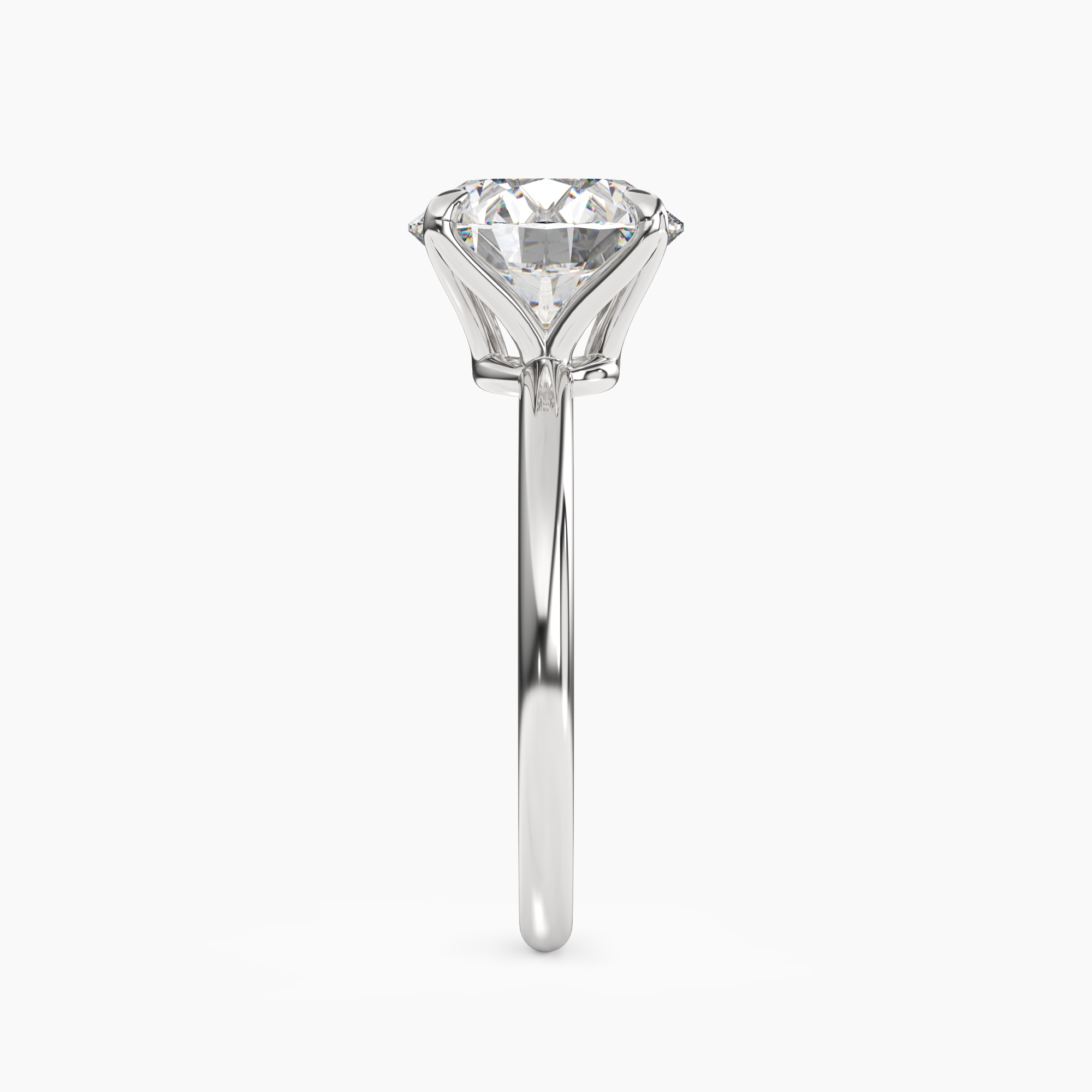 OBSER042 - Brielle Round engagement ring setting view 3