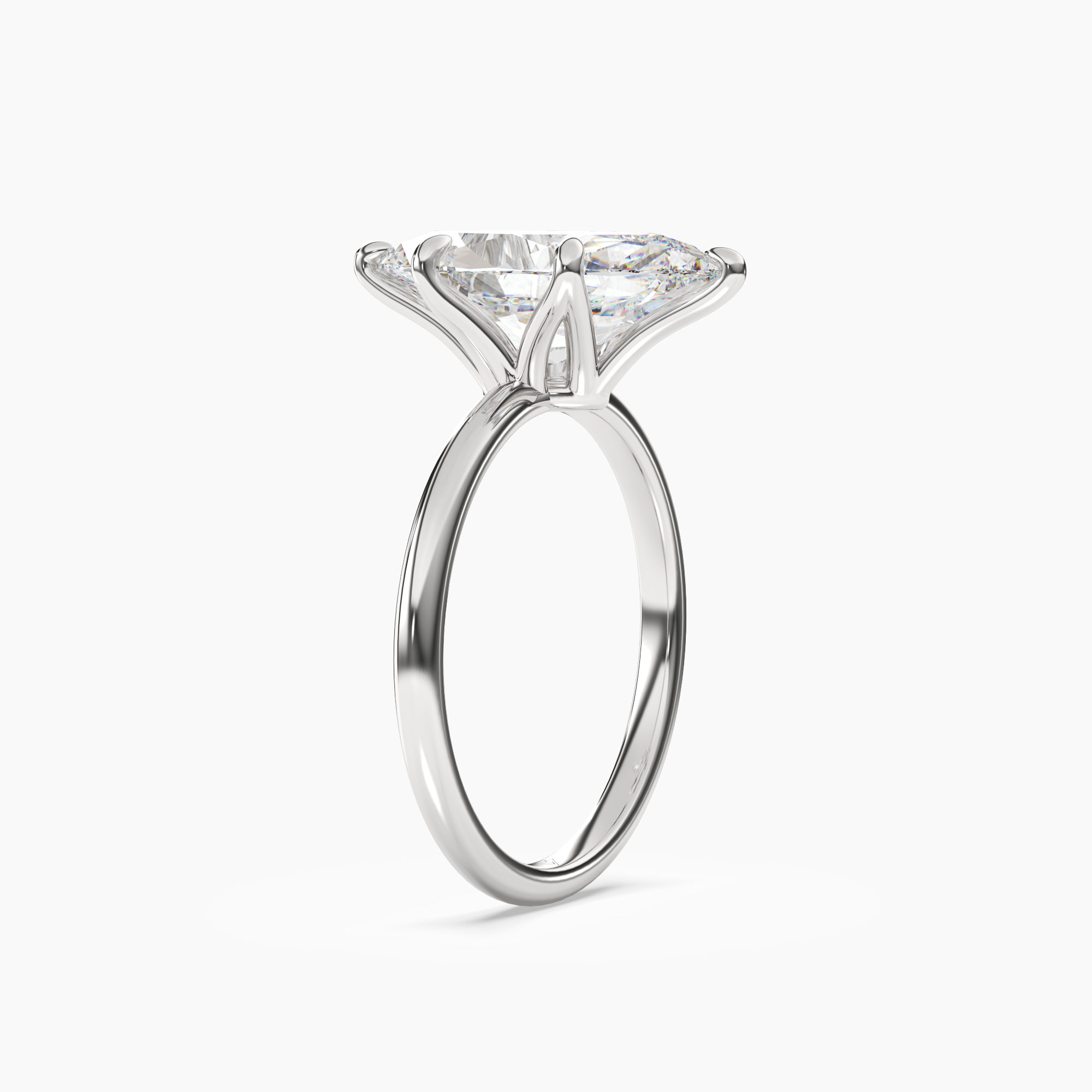 OBSER008 - Eden Marquise engagement ring setting view 2