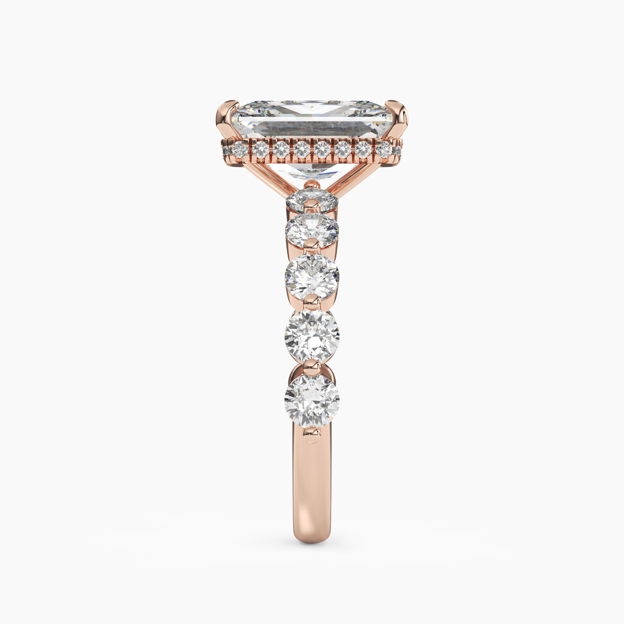 OBSER087 - Mist Radiant engagement ring setting view 9