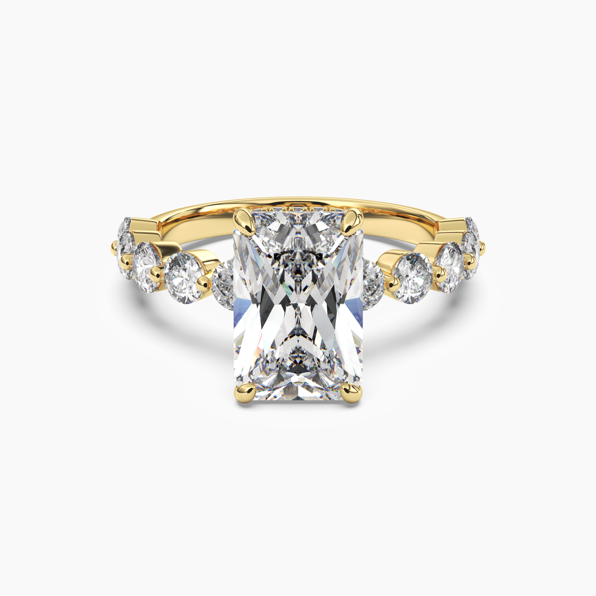 OBSER087 - Mist Radiant engagement ring setting view 4