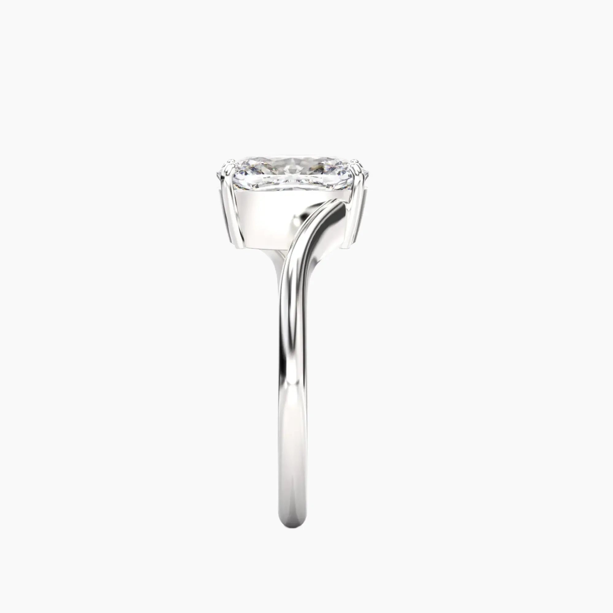 OBSER200 - Whisper Cushion engagement ring setting view 3