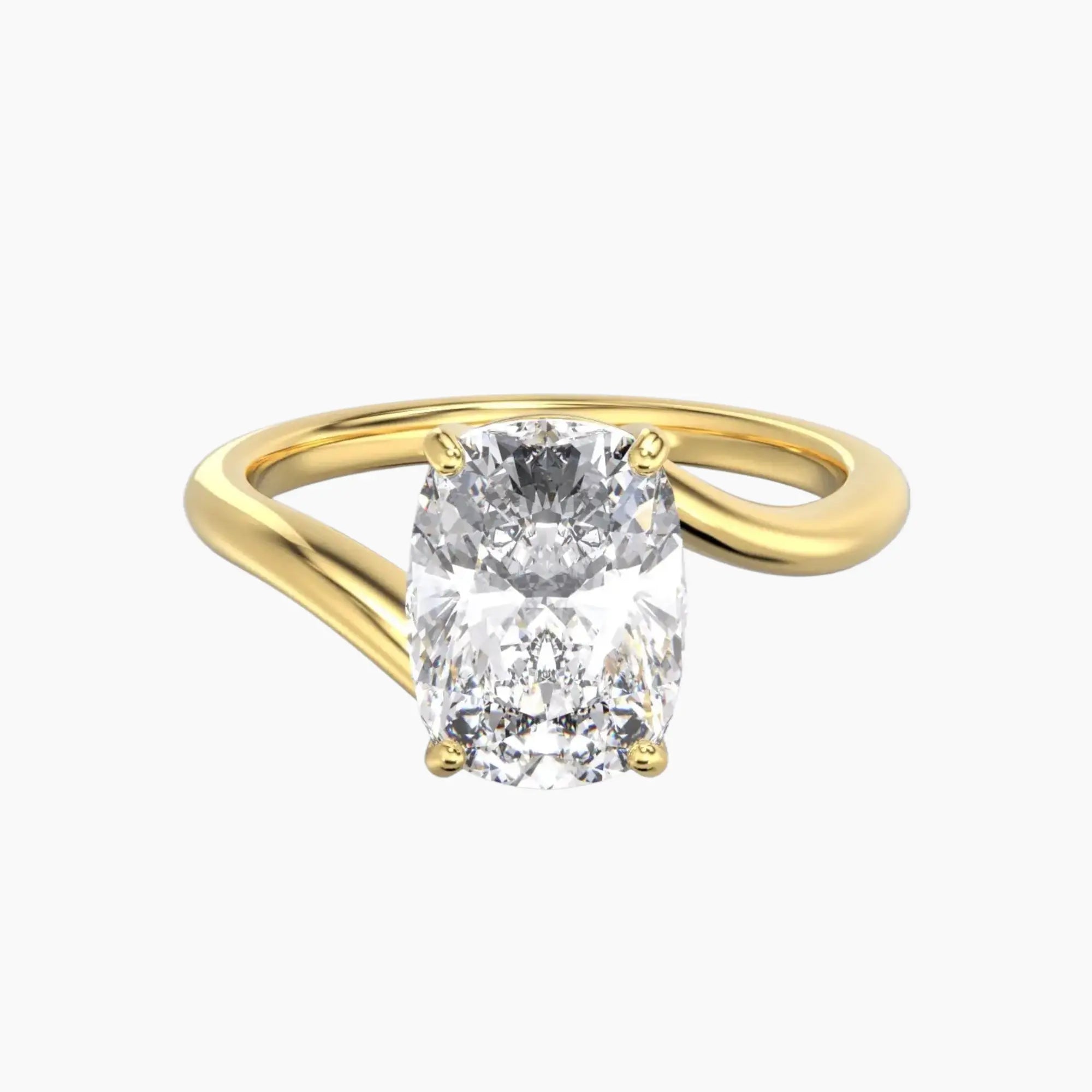OBSER200 - Whisper Cushion engagement ring setting view 4