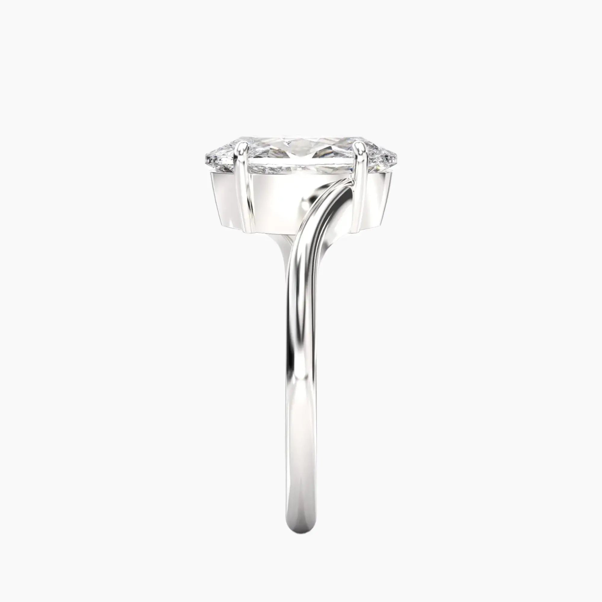 OBSER199 - Whisper Oval engagement ring setting view 3