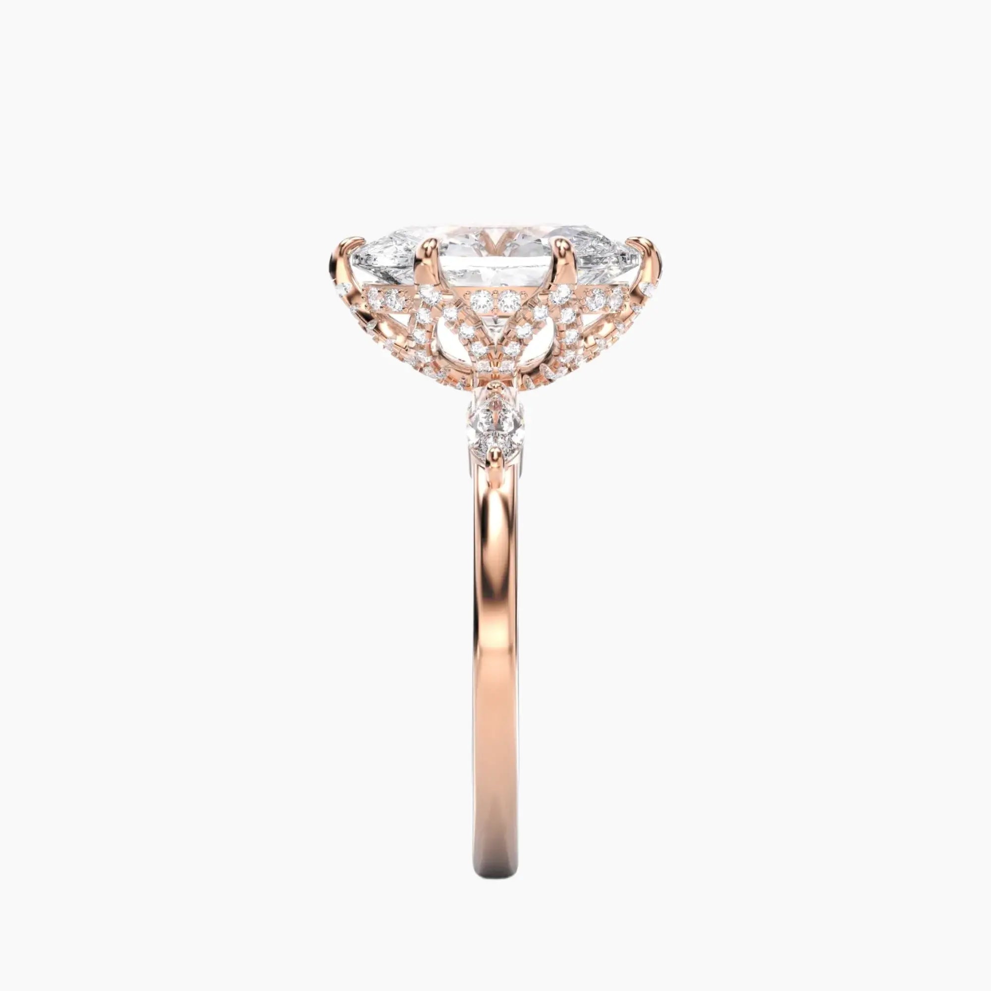 OBSER030 - Auracle Oval engagement ring setting view 9