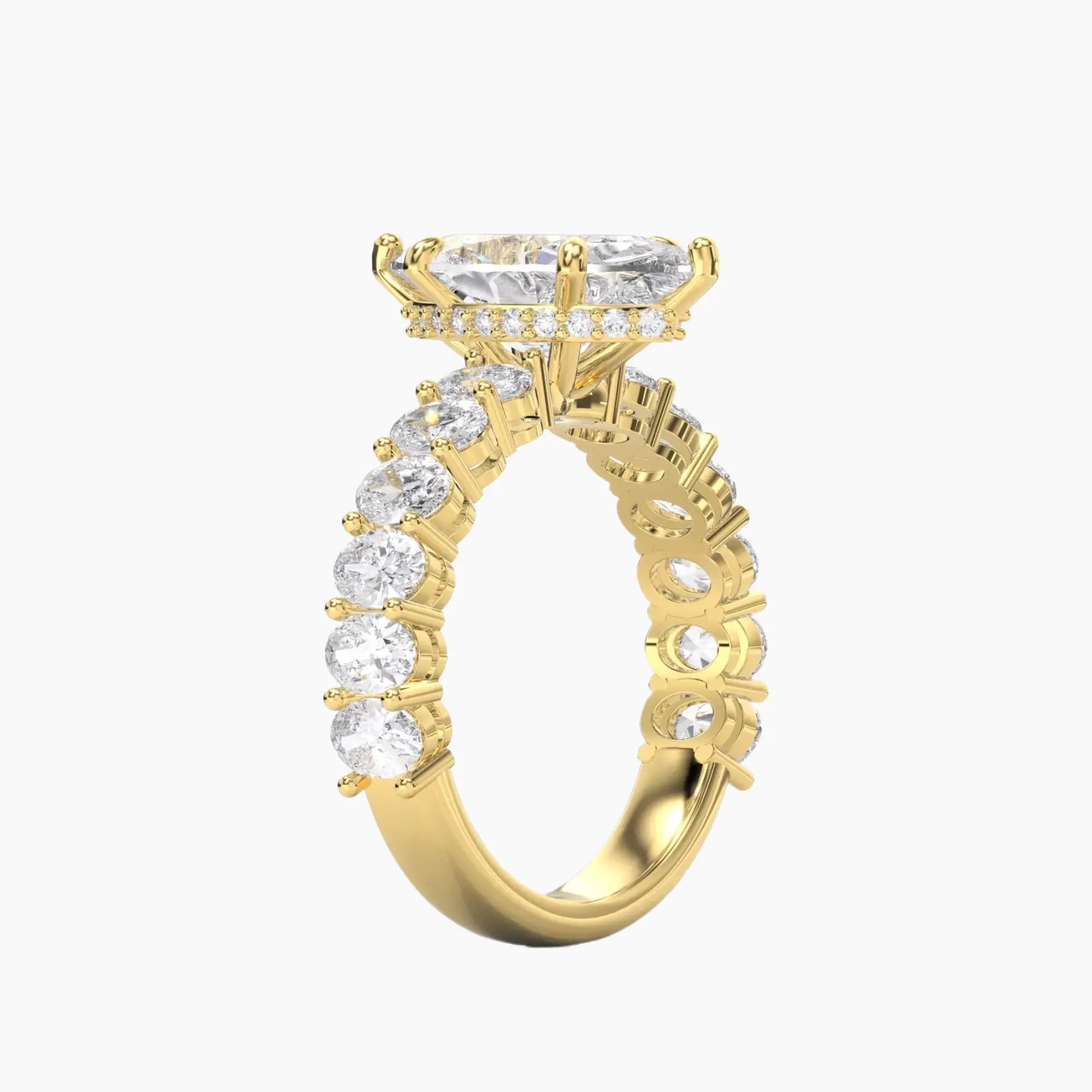 OBSER196 - Celestia Marquise engagement ring setting view 5