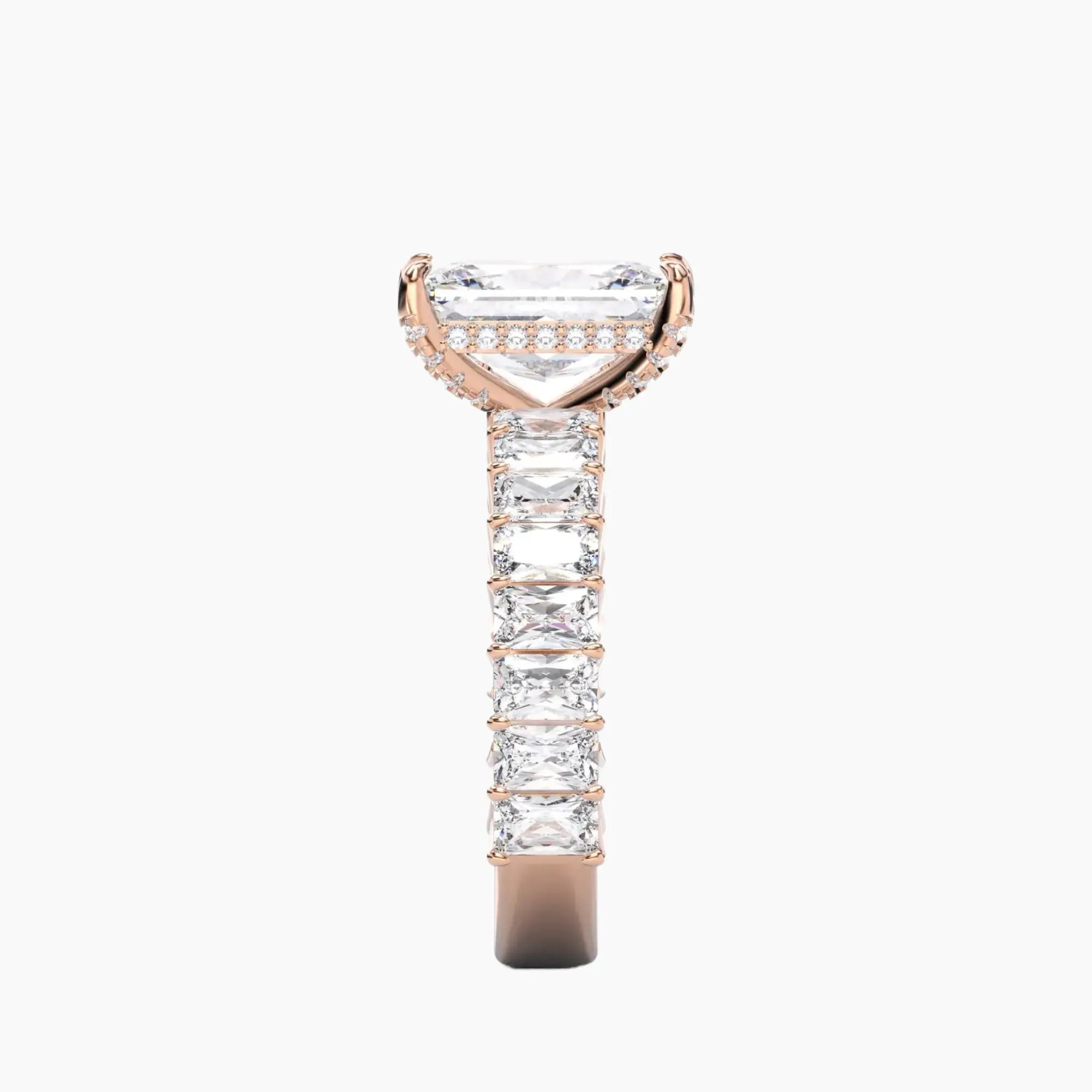 OBSER074 - Petricor Radiant engagement ring setting view 9