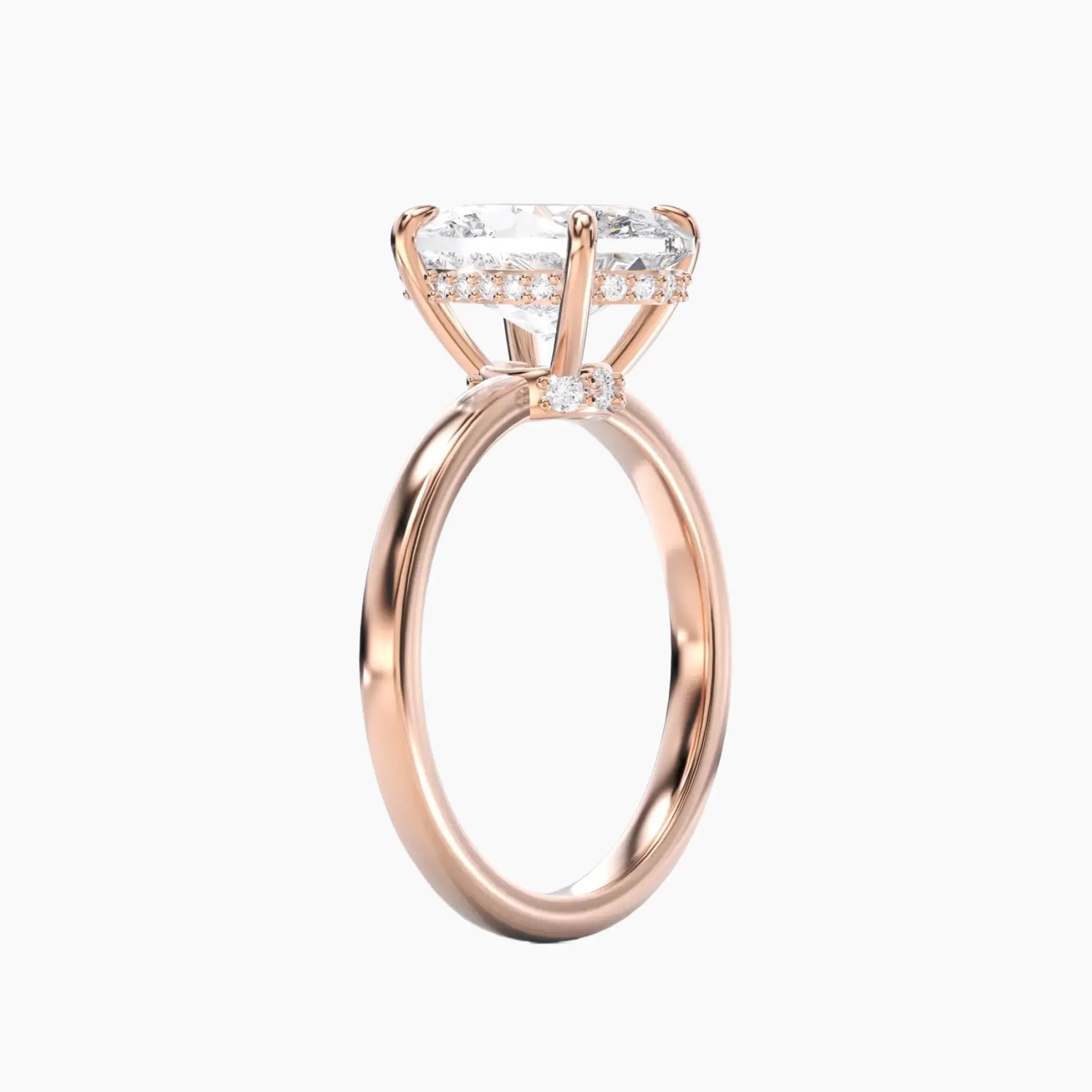 OBSER073 - Beryl Oval engagement ring setting view 8