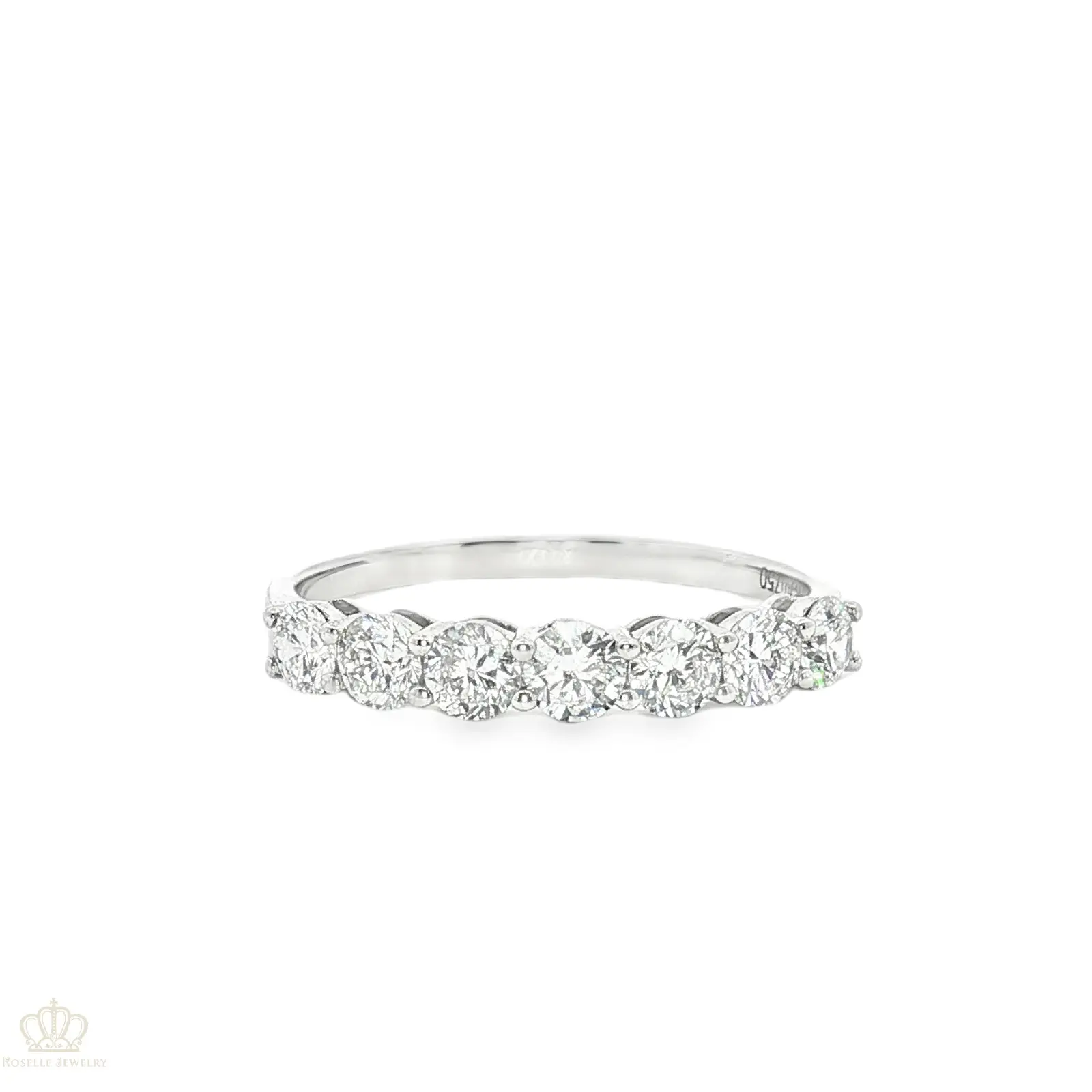 LGR114 - 0.75CTW Seven Stone Half Eternity Wedding Ring CHARLISA™