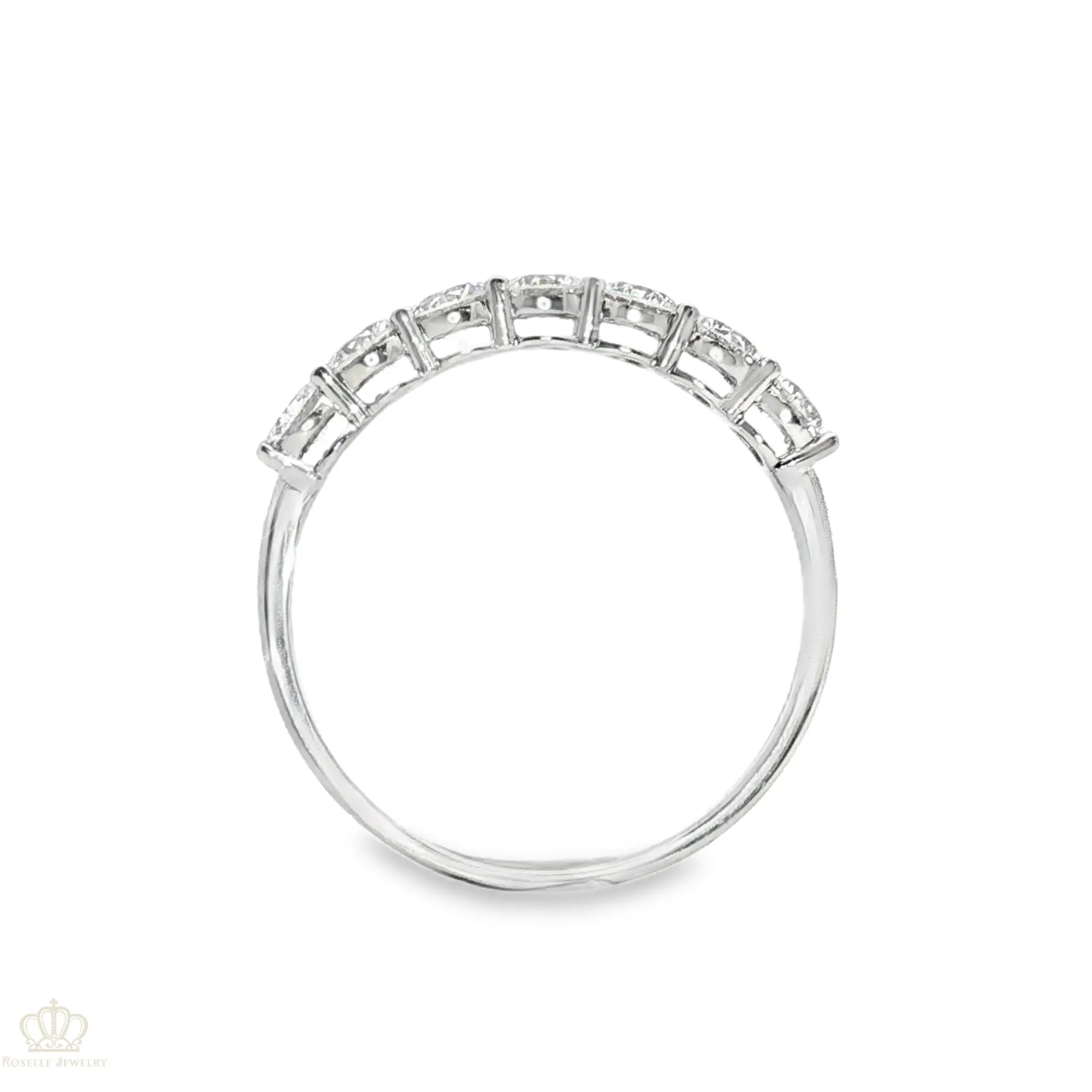 LGR114 - 0.75CTW Seven Stone Half Eternity Wedding Ring CHARLISA™