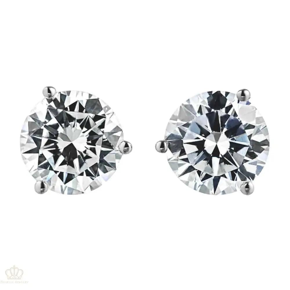 Three Prong Classic Stud Earrings (Setting Only) - DC001 CHARLISA™