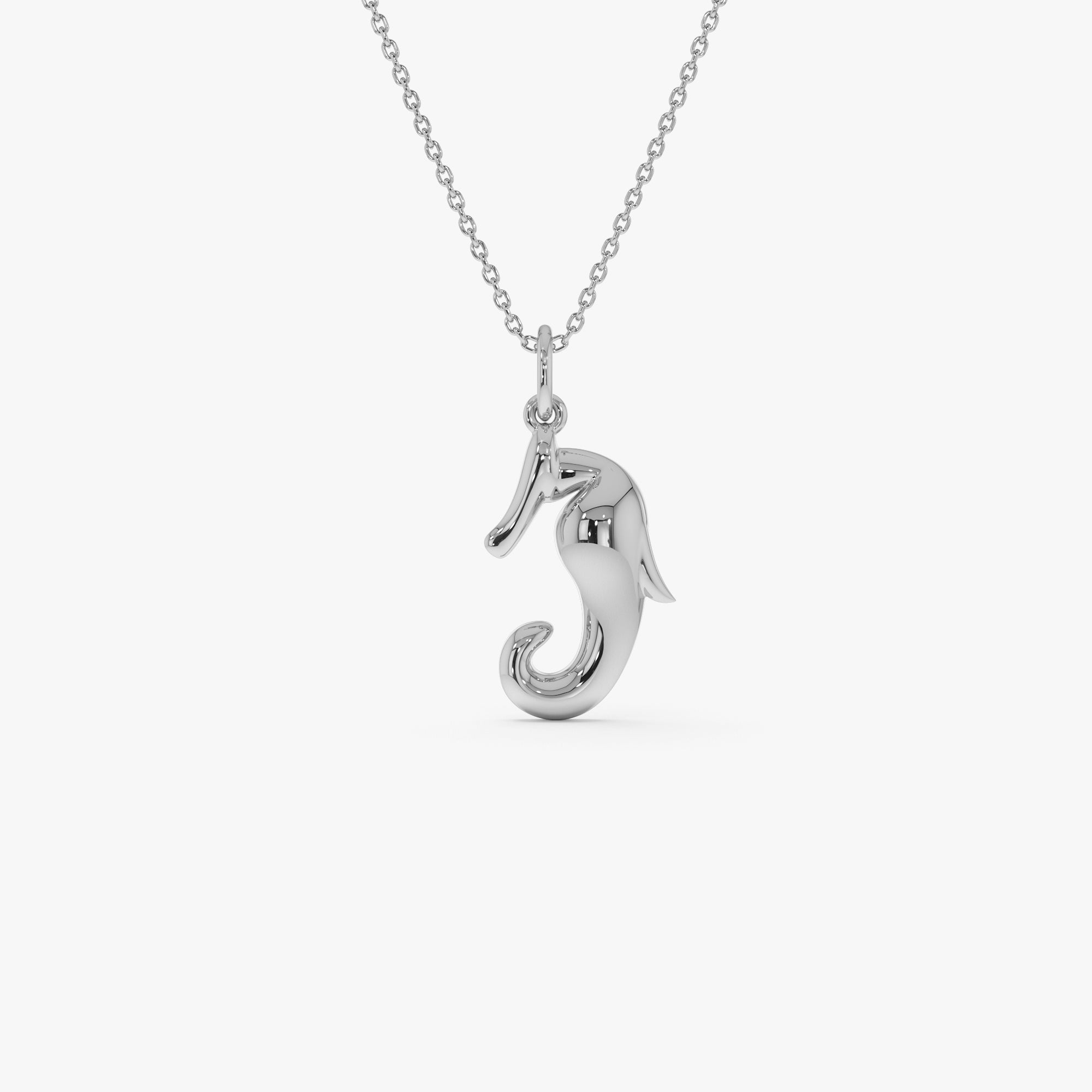 OBFJ0320 - 14 Seahorse Charm Necklace 2