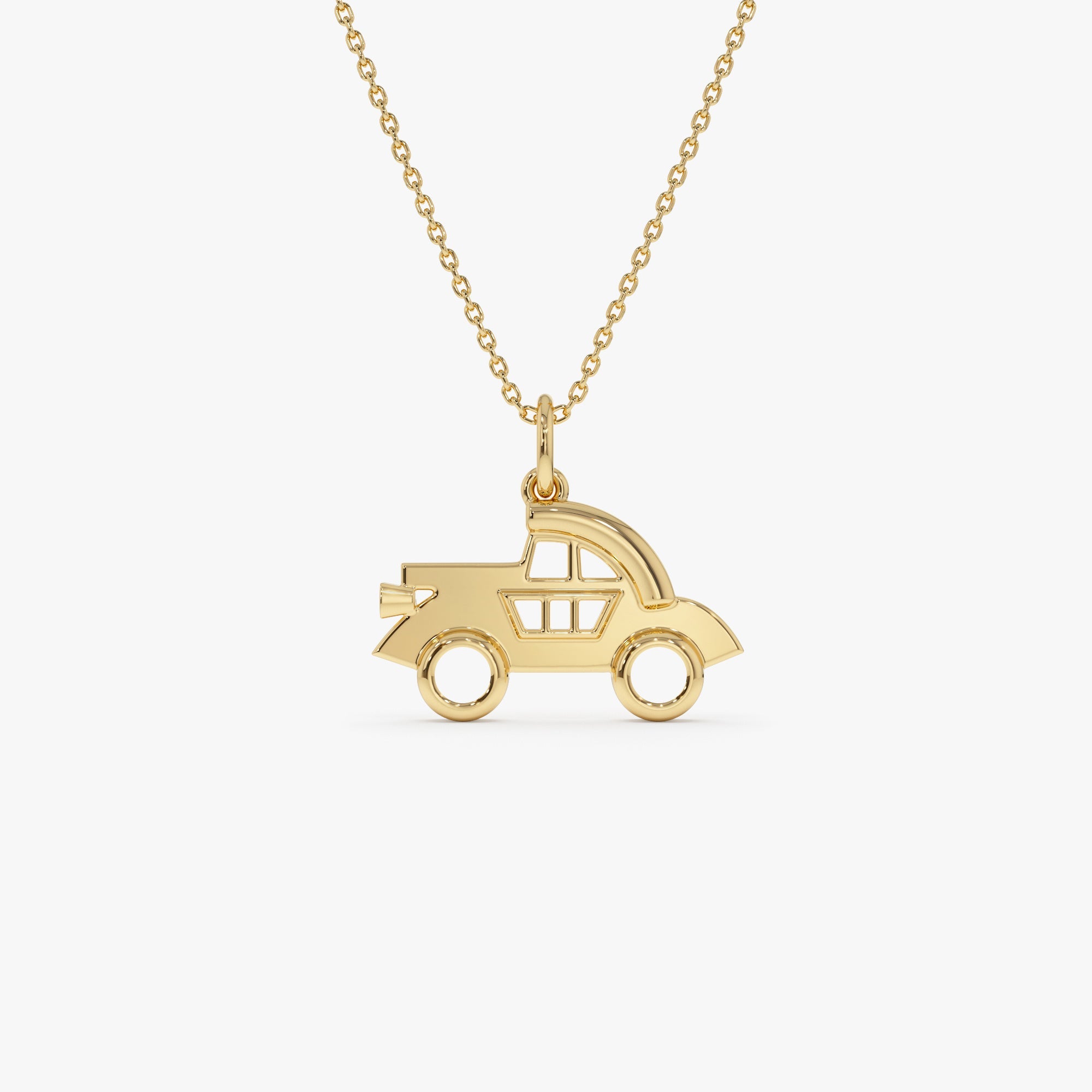 OBFJ0293 - 14k Car Charm Necklace 1