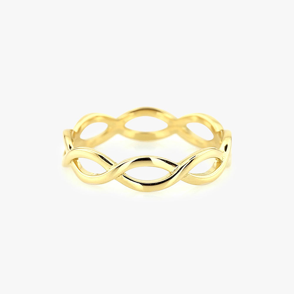 OBFJ1617 - 14k Gold Infinity Band 1