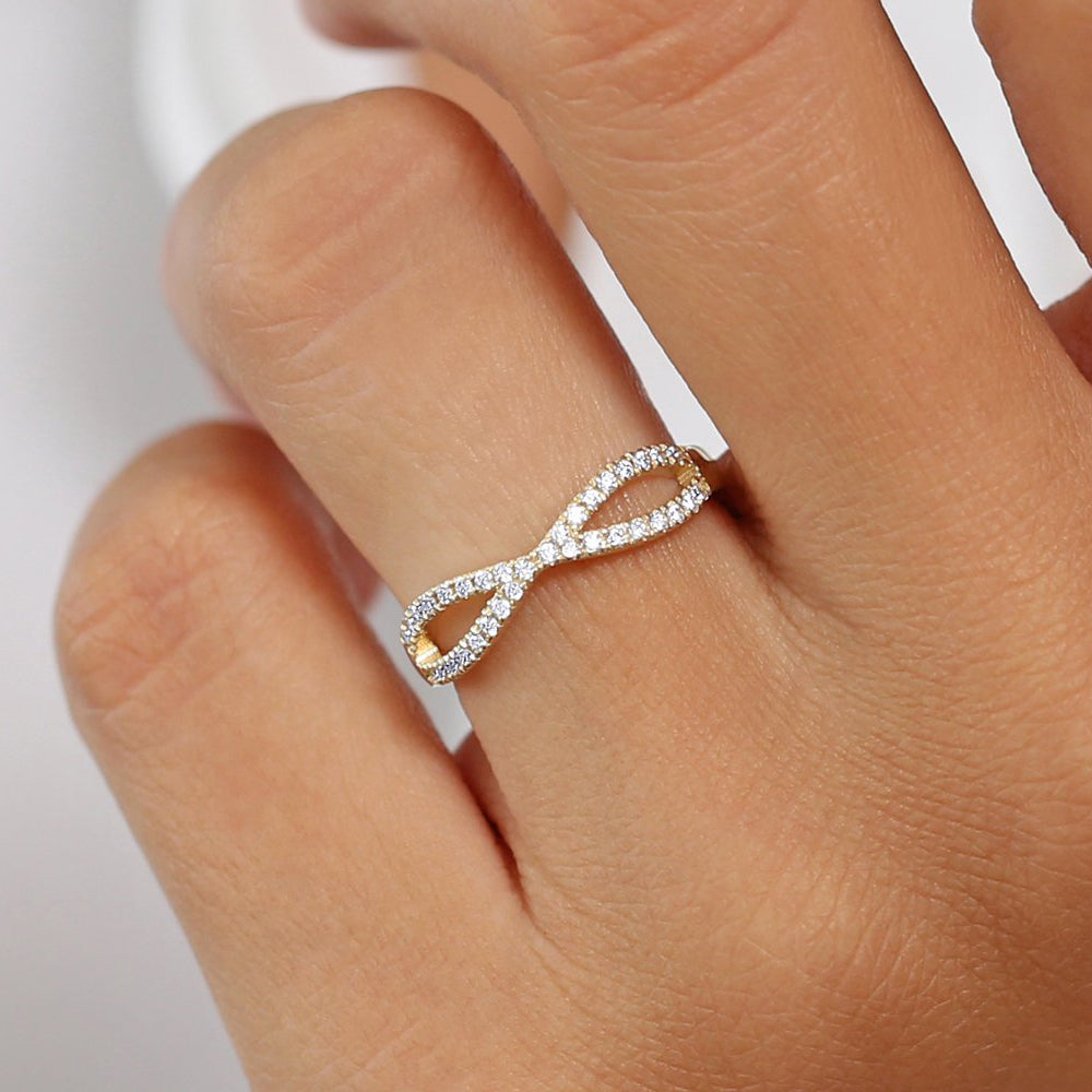 OBFJ1756 - 14K Gold Eternity Diamond Wedding Band 2
