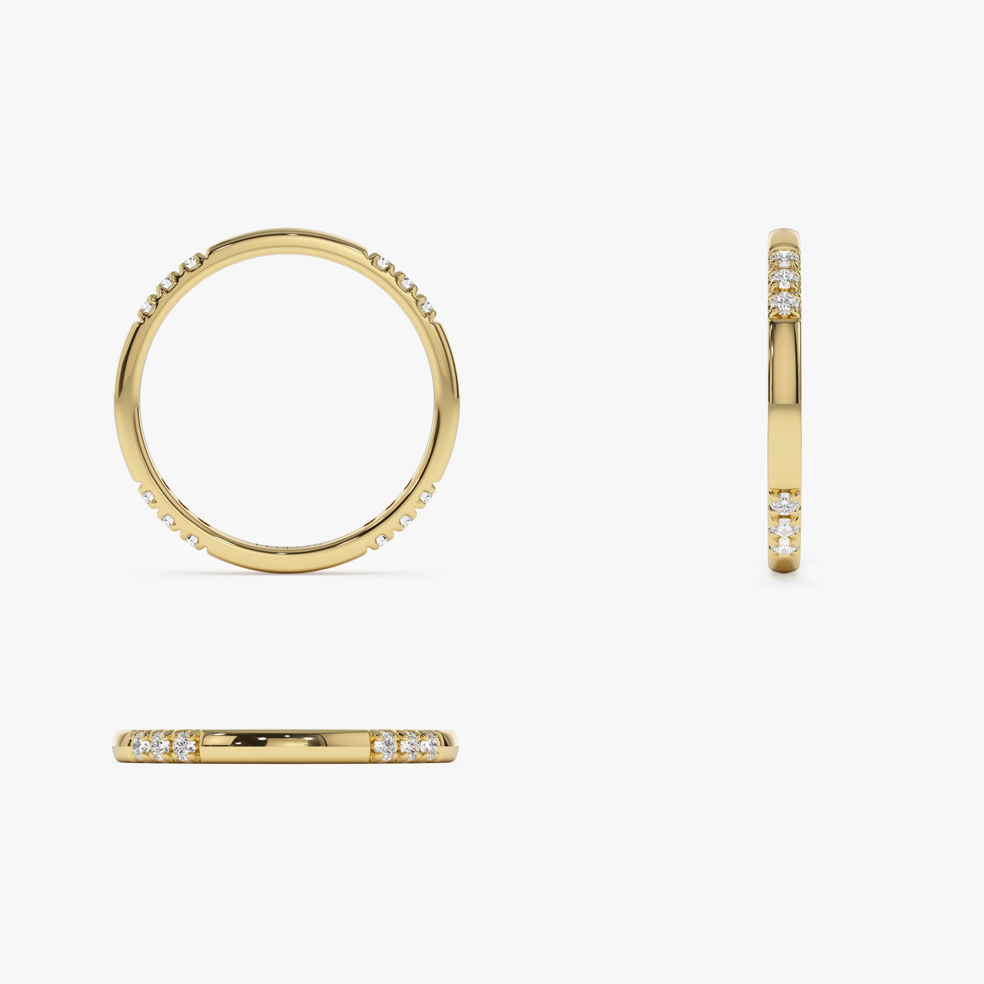 OBFJ1280 - 14k Multi Station Diamond Eternity Ring 8