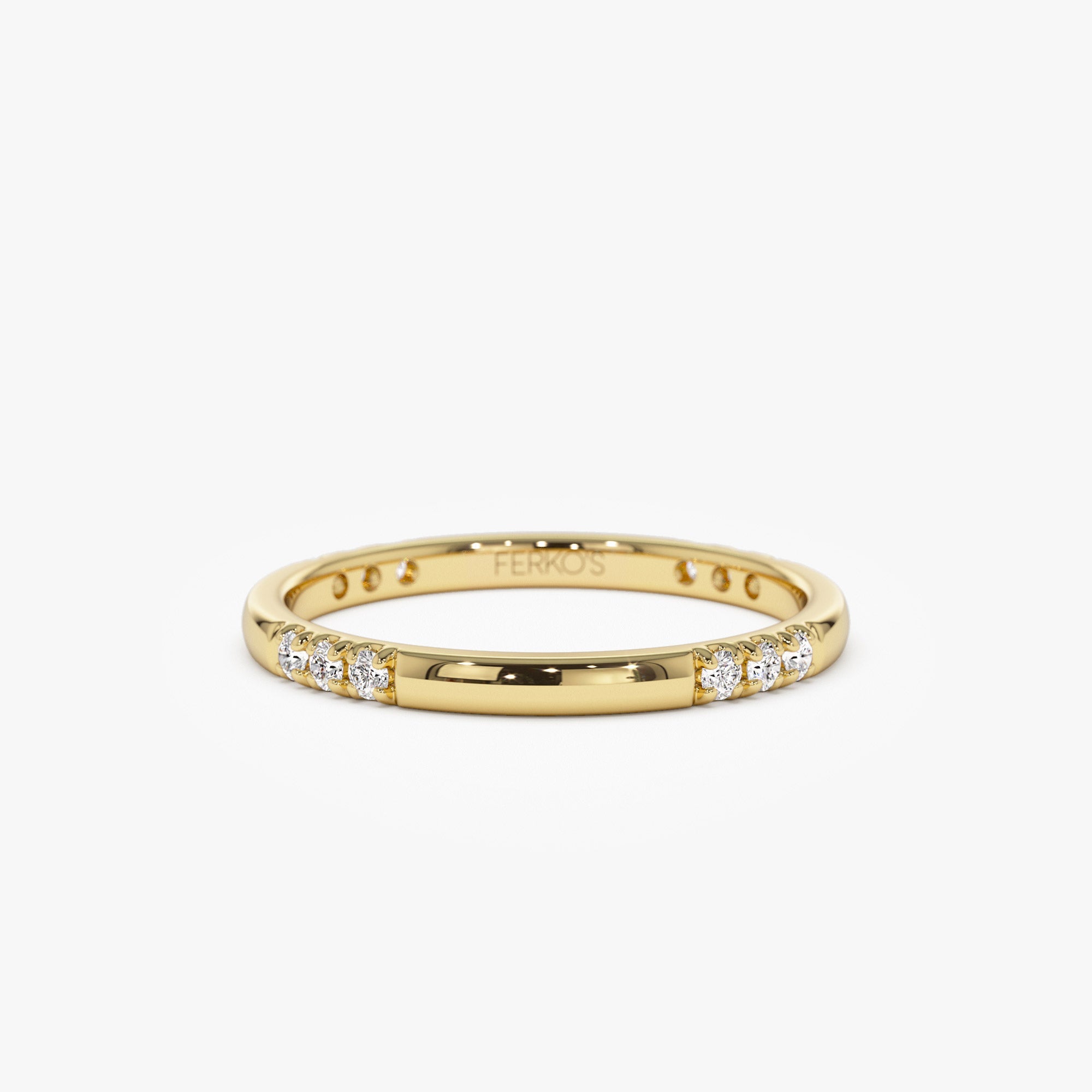 OBFJ1280 - 14k Multi Station Diamond Eternity Ring 1