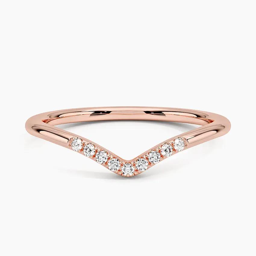 Petite Flair Wedding Band Ring - LR91 Camélia™