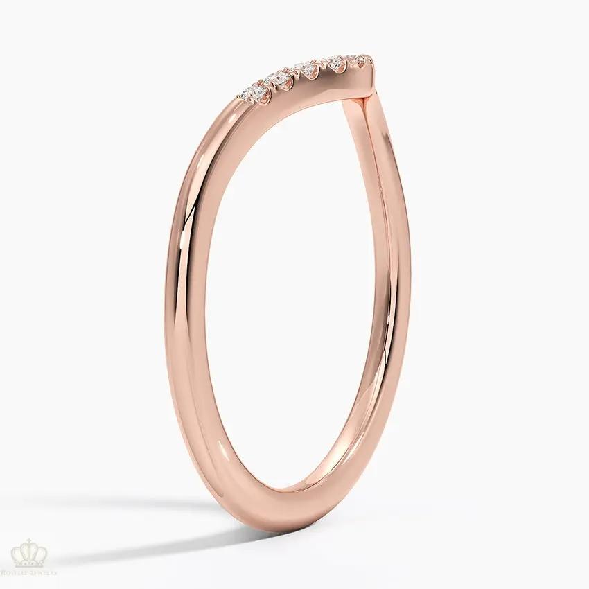 Petite Flair Wedding Band Ring - LR91 Camélia™