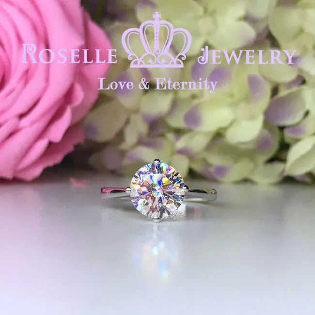 Four Prong Solitaire Engagement Ring - NT10 - Roselle Jewelry