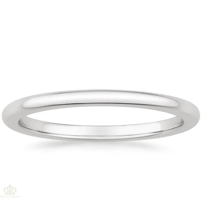 1.5mm Petite Comfort Fit Wedding Ring - WR001 - Roselle Jewelry