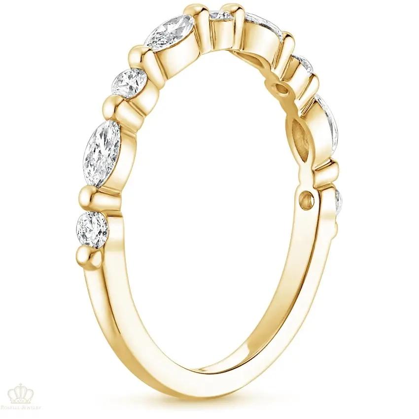 0.38CTW Versailles Wedding Band Ring - LR27 - Roselle Jewelry