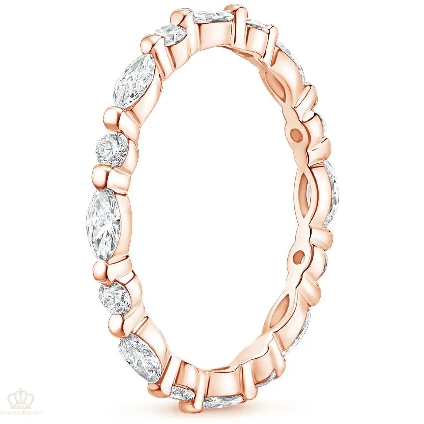 0.70CTW Versailles Eternity Wedding Band Ring - WR006 - Roselle Jewelry