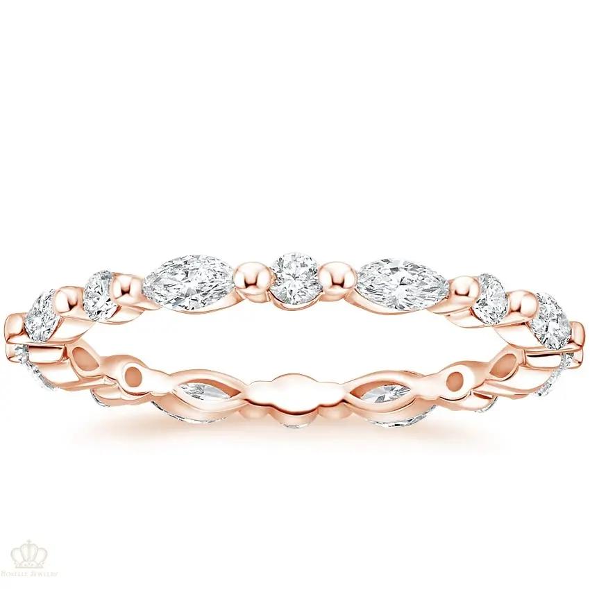 0.70CTW Versailles Eternity Wedding Band Ring - WR006 - Roselle Jewelry