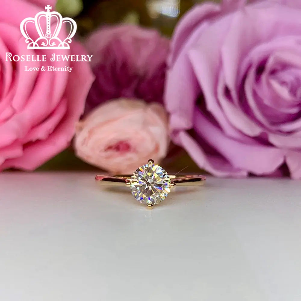 Four Prong Solitaire Engagement Ring - NT10 - Roselle Jewelry