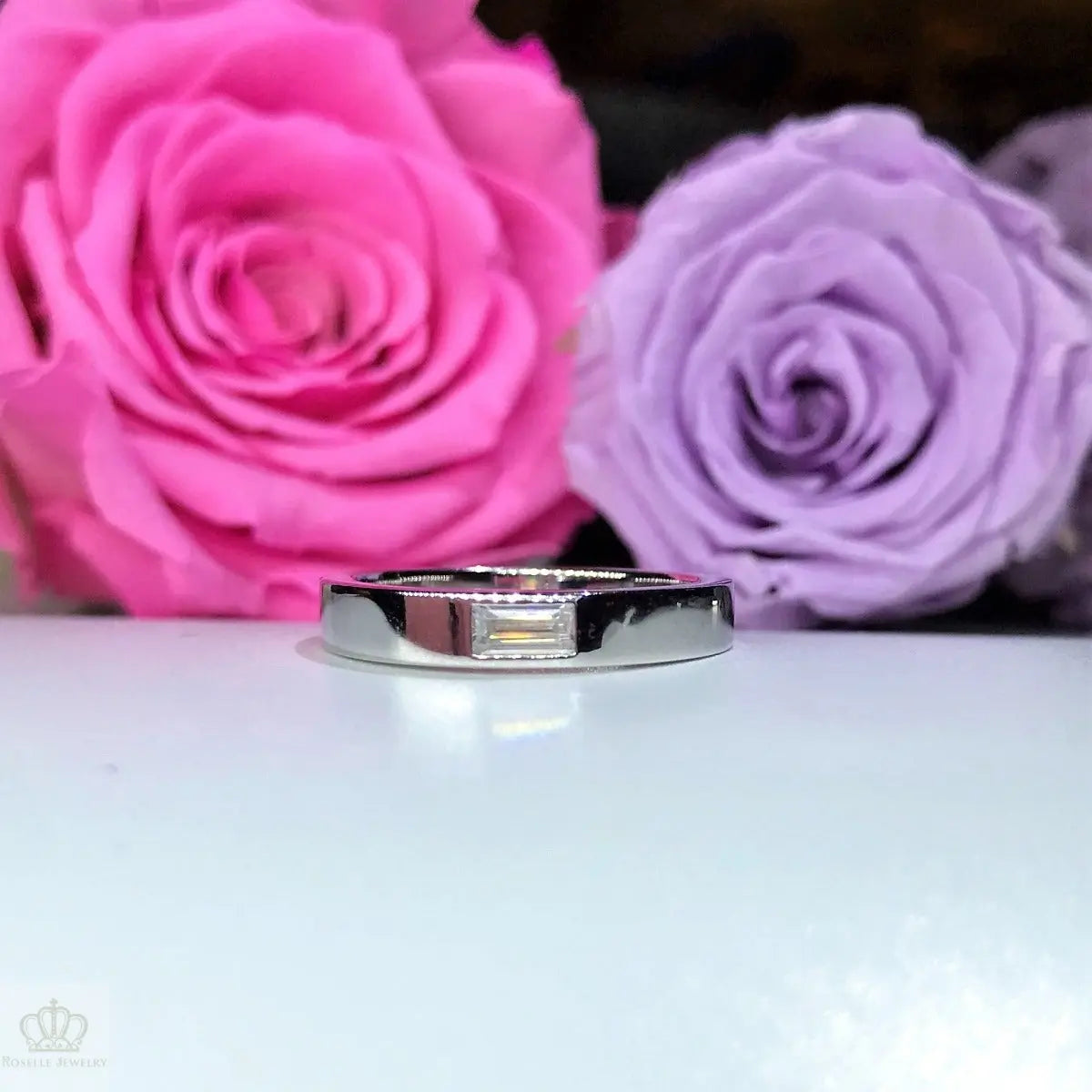 Emerald Cut Men's Ring - NM3 - Roselle Jewelry