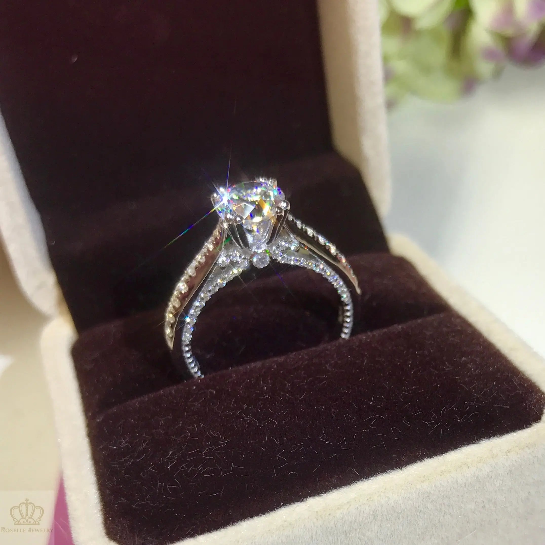 Vintage Engagement Ring - V0 - Roselle Jewelry